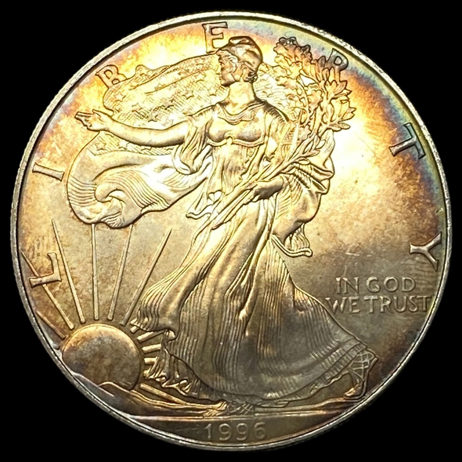 1996 1 oz Silver American Eagle $1 GEM BU (1 of 2)