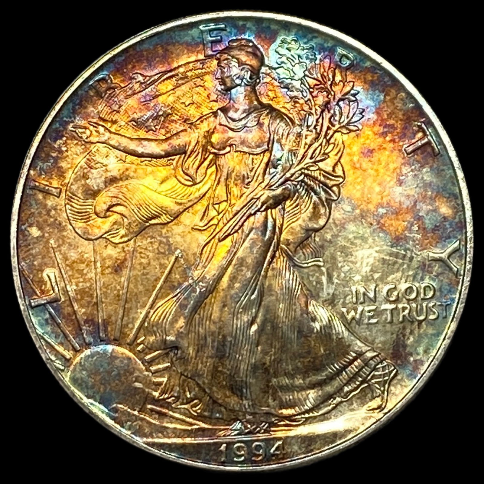 1994 Silver American Eagle $1 GEM BU (1 of 2)