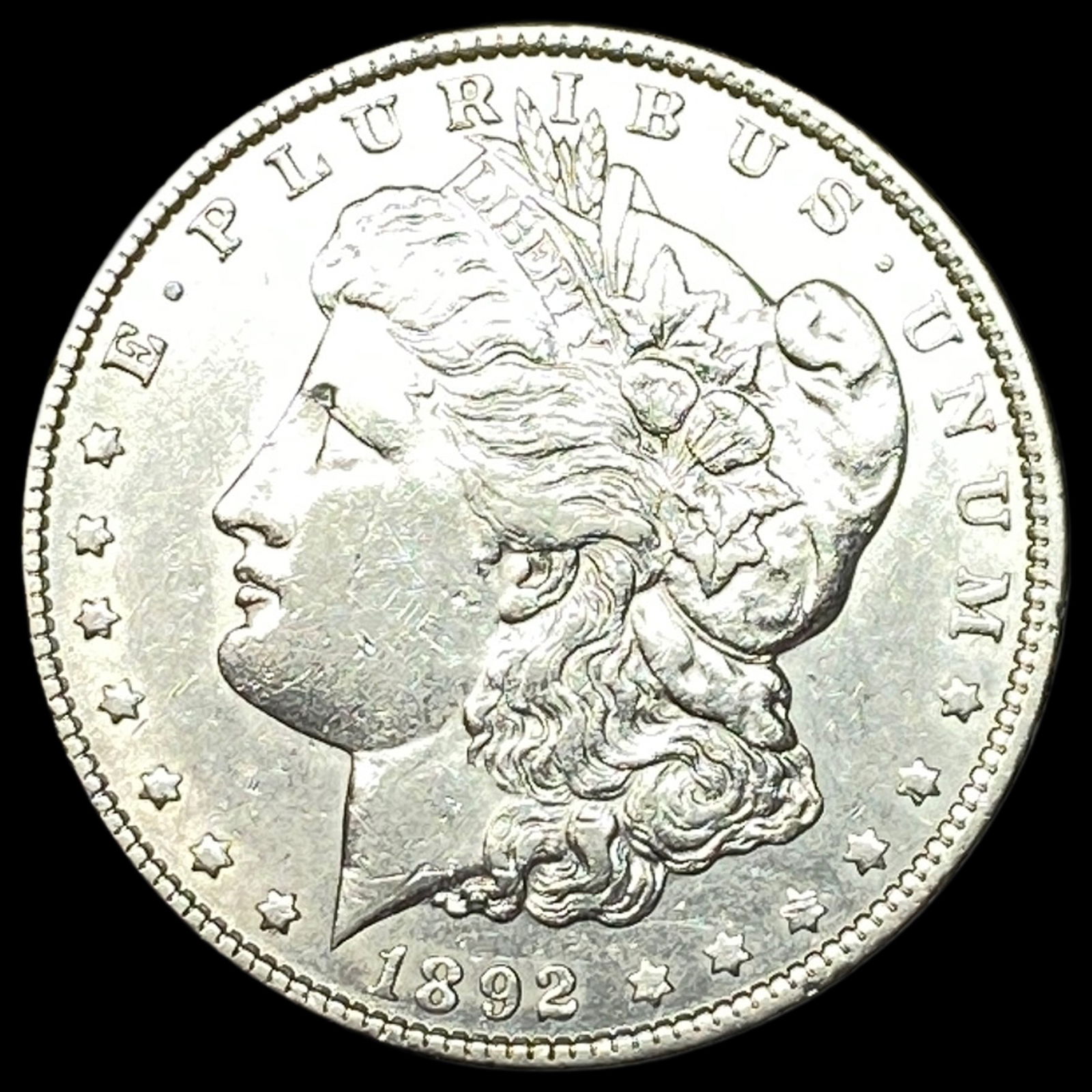 1892-S Silver Morgan Dollar CLOSELY UNCIRCULATED (1 of 2)