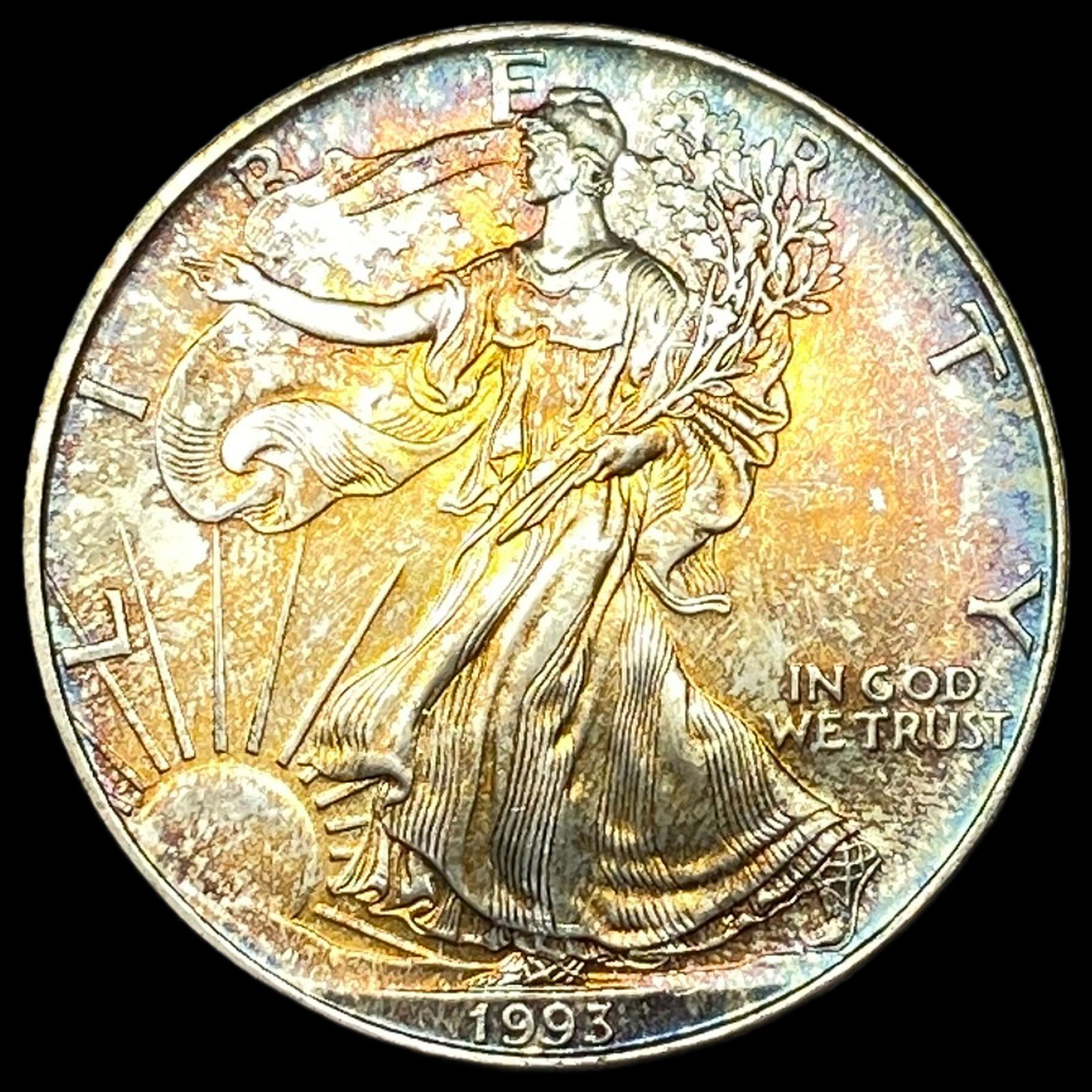 1993 Silver American Eagle $1 GEM BU (1 of 2)