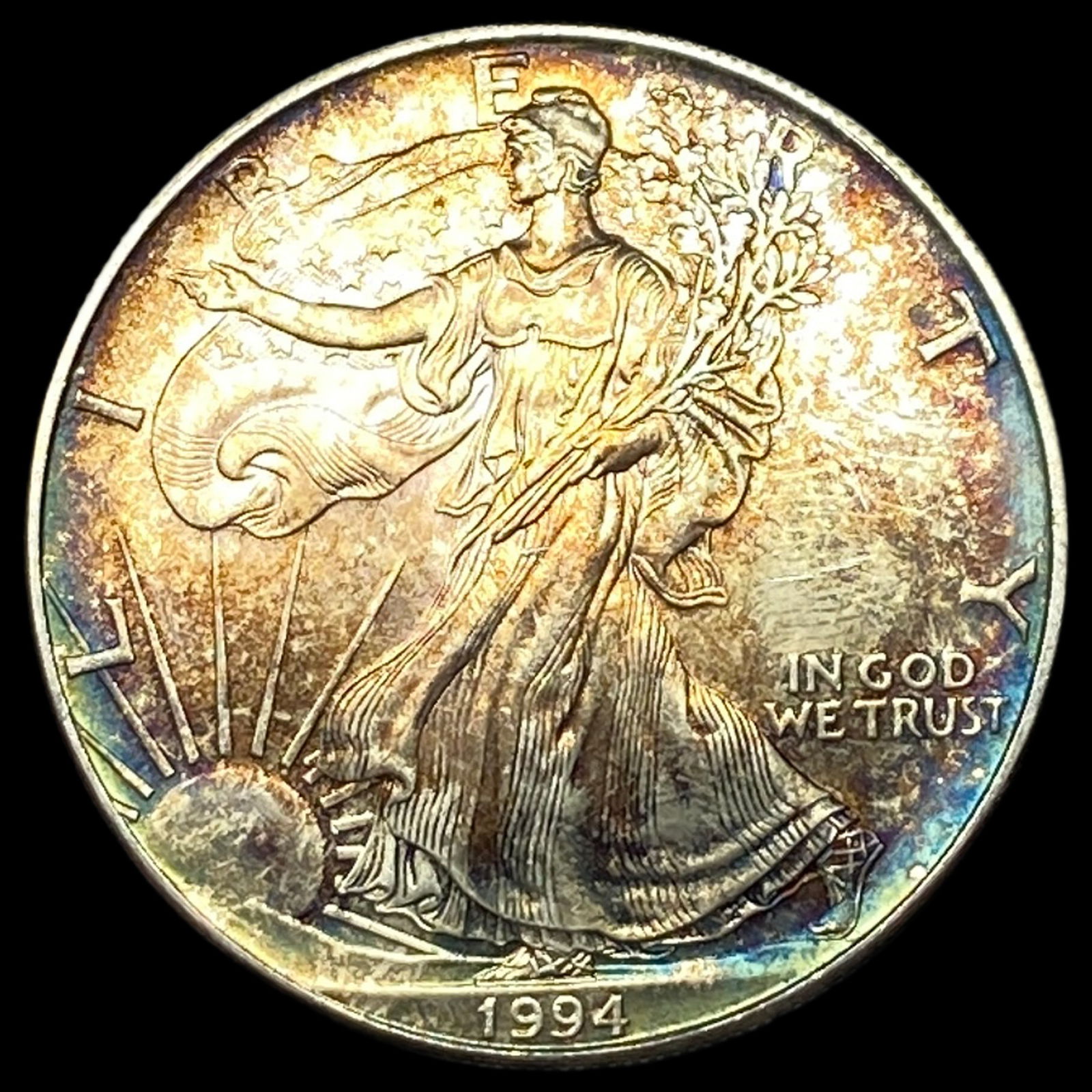 1994 Silver American Eagle $1 GEM BU (1 of 2)