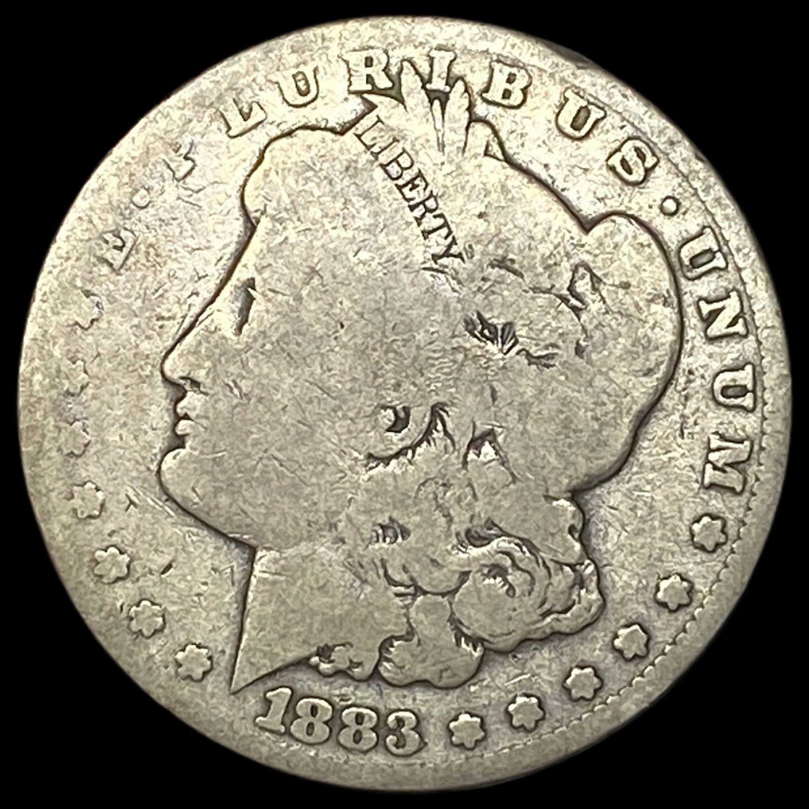 1883-CC Silver Morgan Dollar NICELY CIRCULATED (1 of 2)