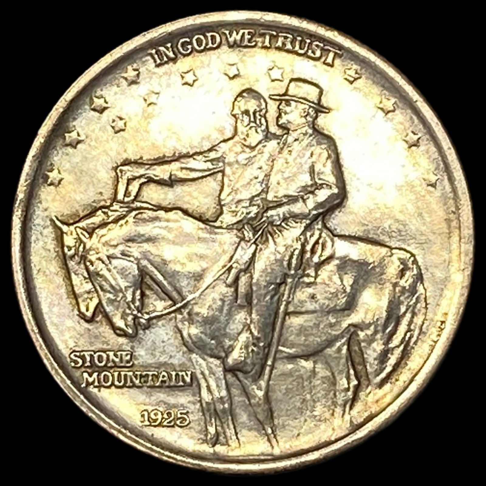 1925 Silver Stone Mountain Half Dollar CLOSELY UNCIRCULATED (1 of 2)