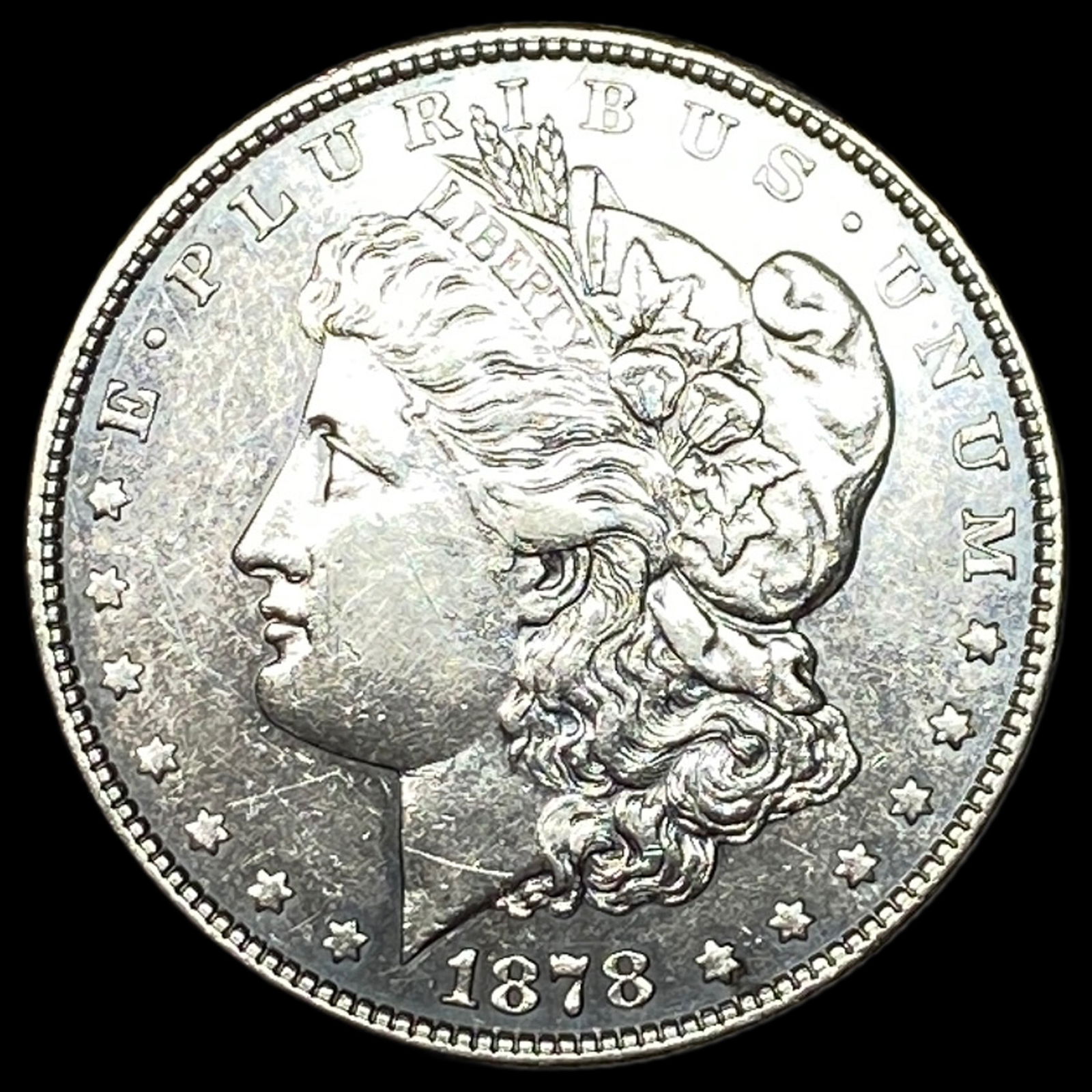 1878 Silver Morgan Dollar CLOSELY UNCIRCULATED (1 of 2)