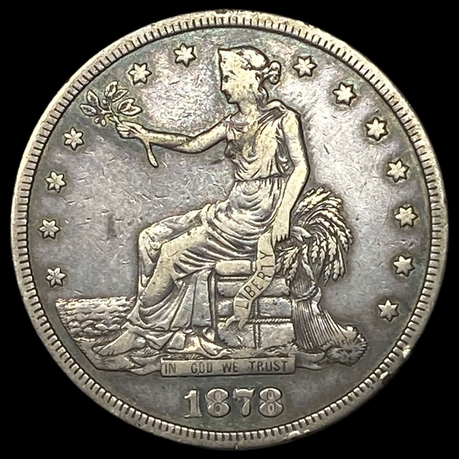 1878-S Silver Trade Dollar LIGHTLY CIRCULATED (1 of 2)