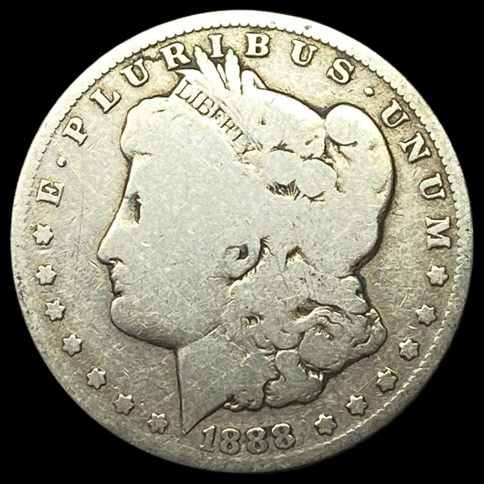 1888-O Silver Morgan Dollar NICELY CIRCULATED (1 of 2)