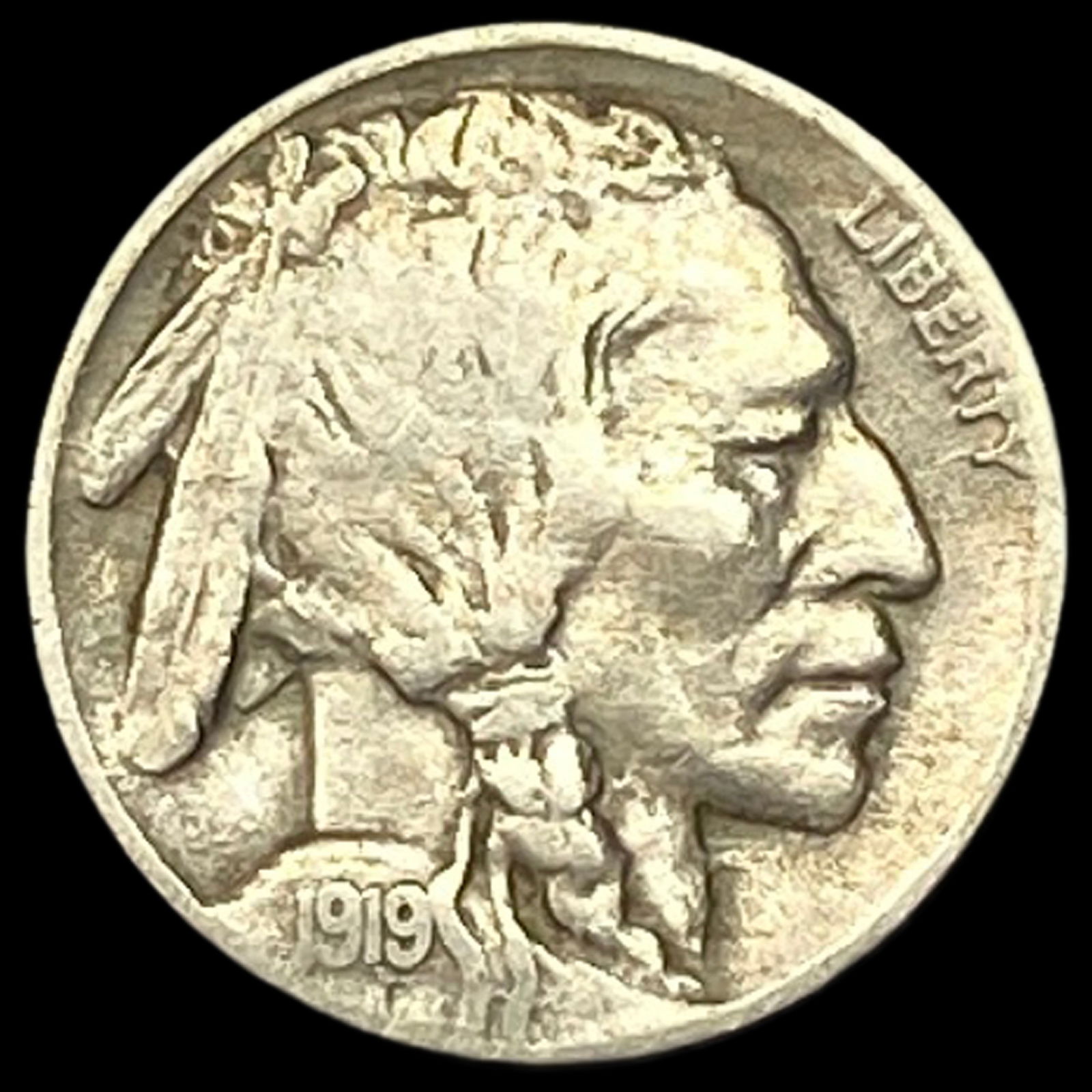 1919-D Buffalo Nickel LIGHTLY CIRCULATED (1 of 2)