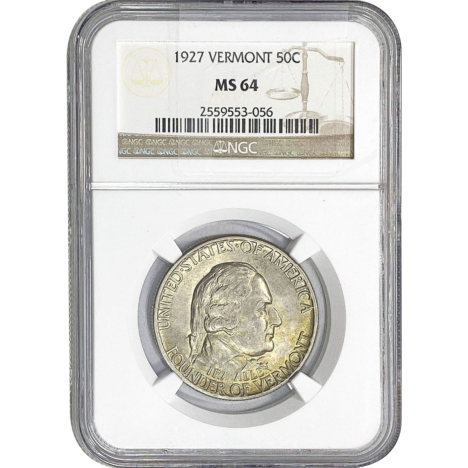 1927 Vermont Half Dollar NGC MS64 (1 of 2)
