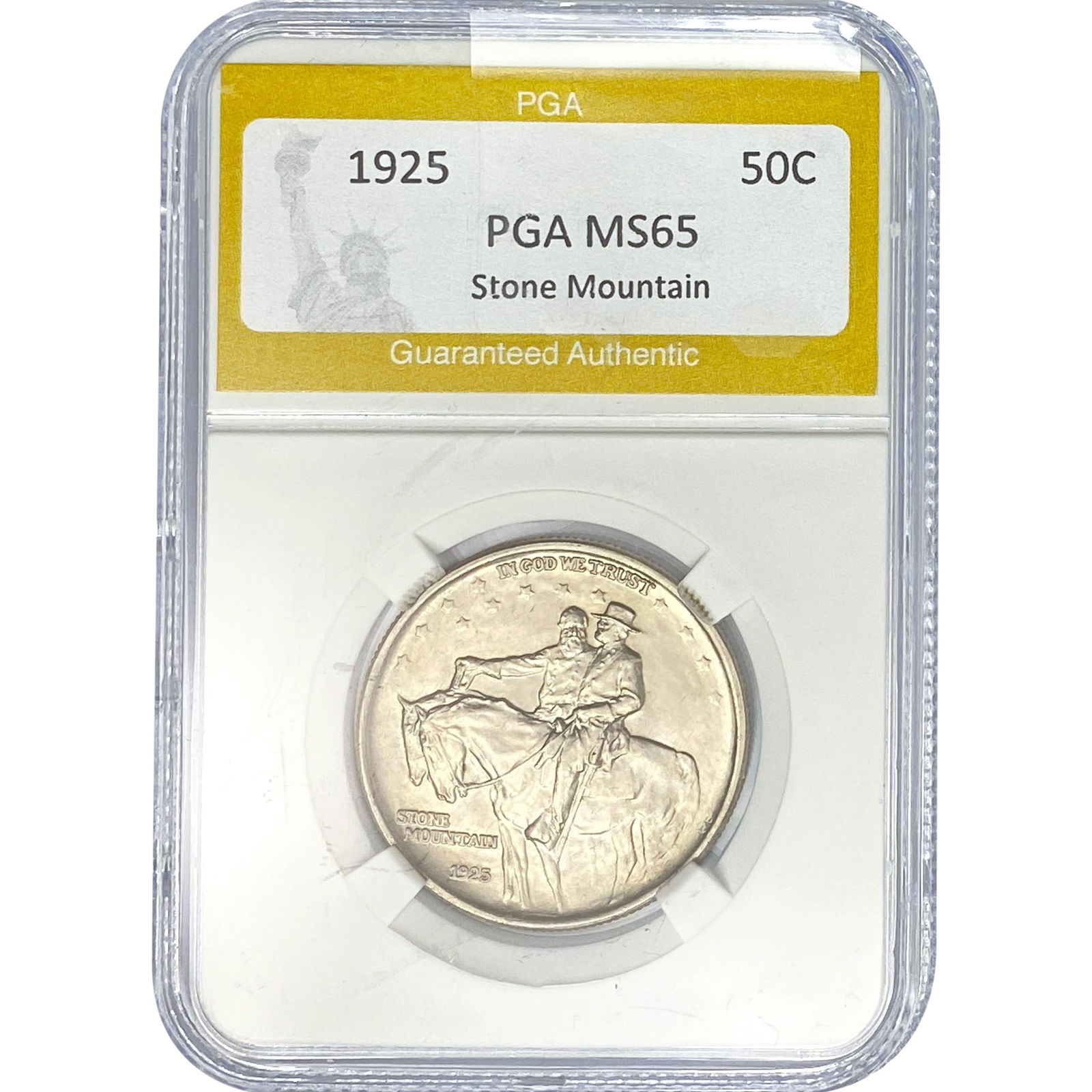 1925 Stone Mountain Half Dollar PGA MS65 (1 of 2)