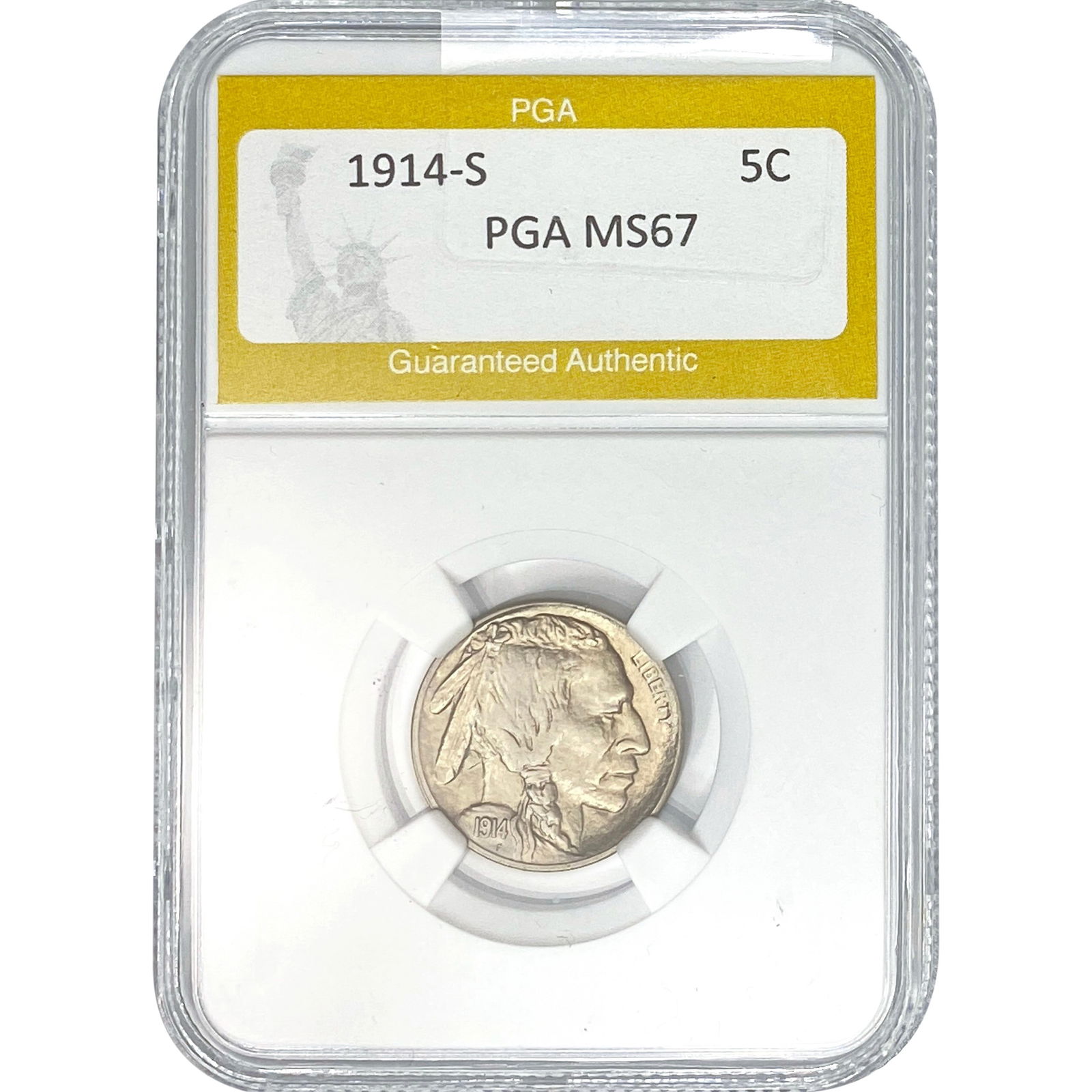 1914-S Buffalo Nickel PGA MS67 (1 of 2)
