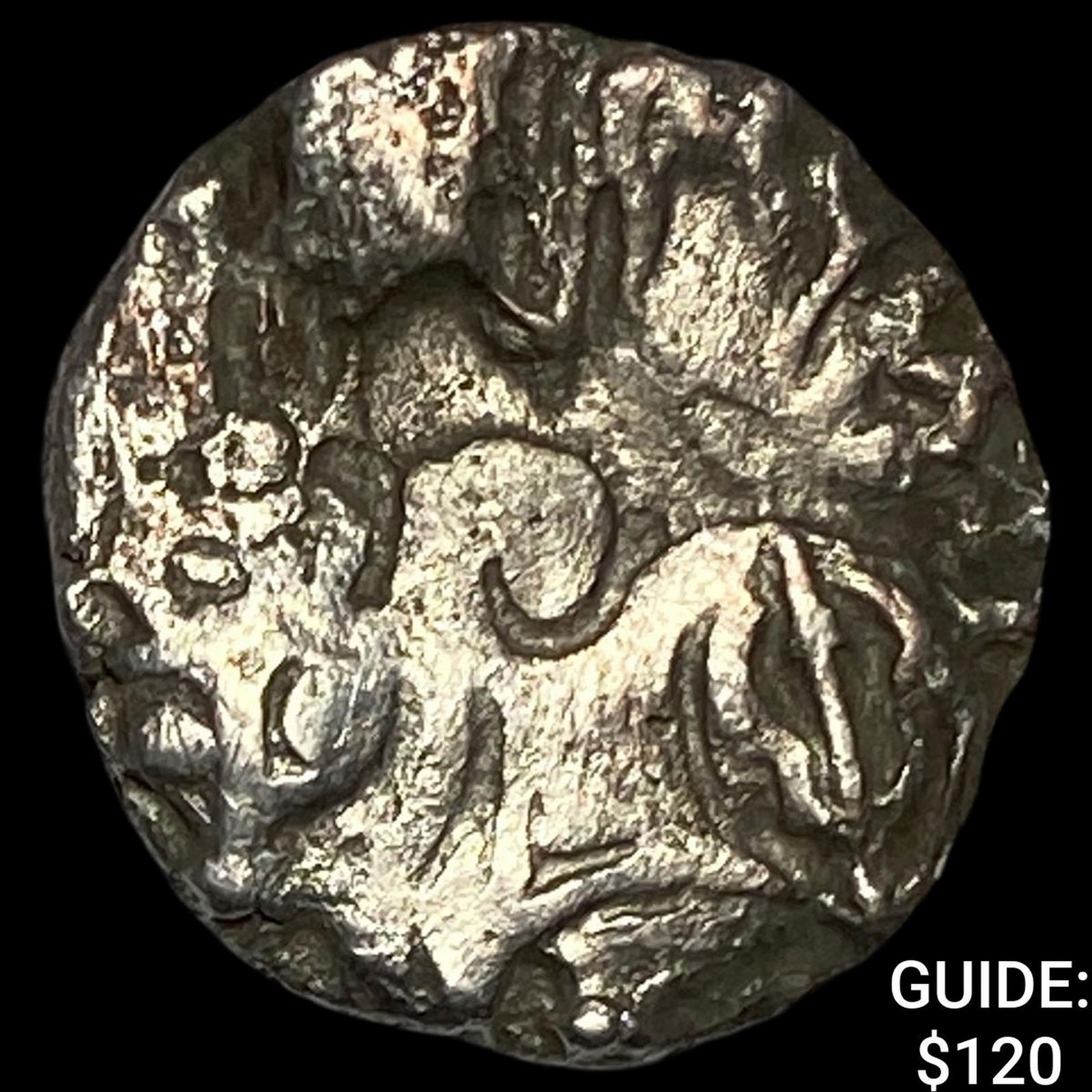 India Rajput 700-1000 Silver Jital NEARLY UNCIRCULATED: India Rajput 700-1000 Silver Jital NEARLY UNCIRCULATED