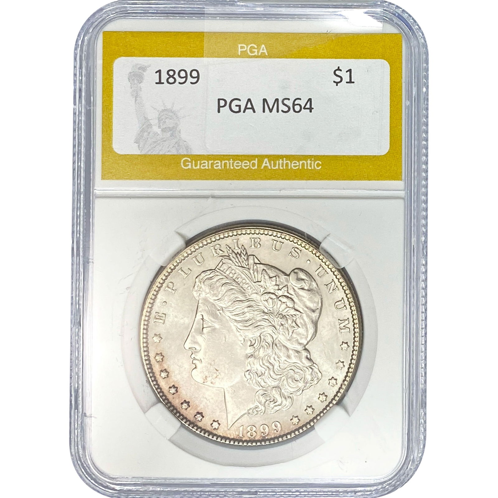 1899 Morgan Silver Dollar PGA MS64: 1899 Morgan Silver Dollar PGA MS64