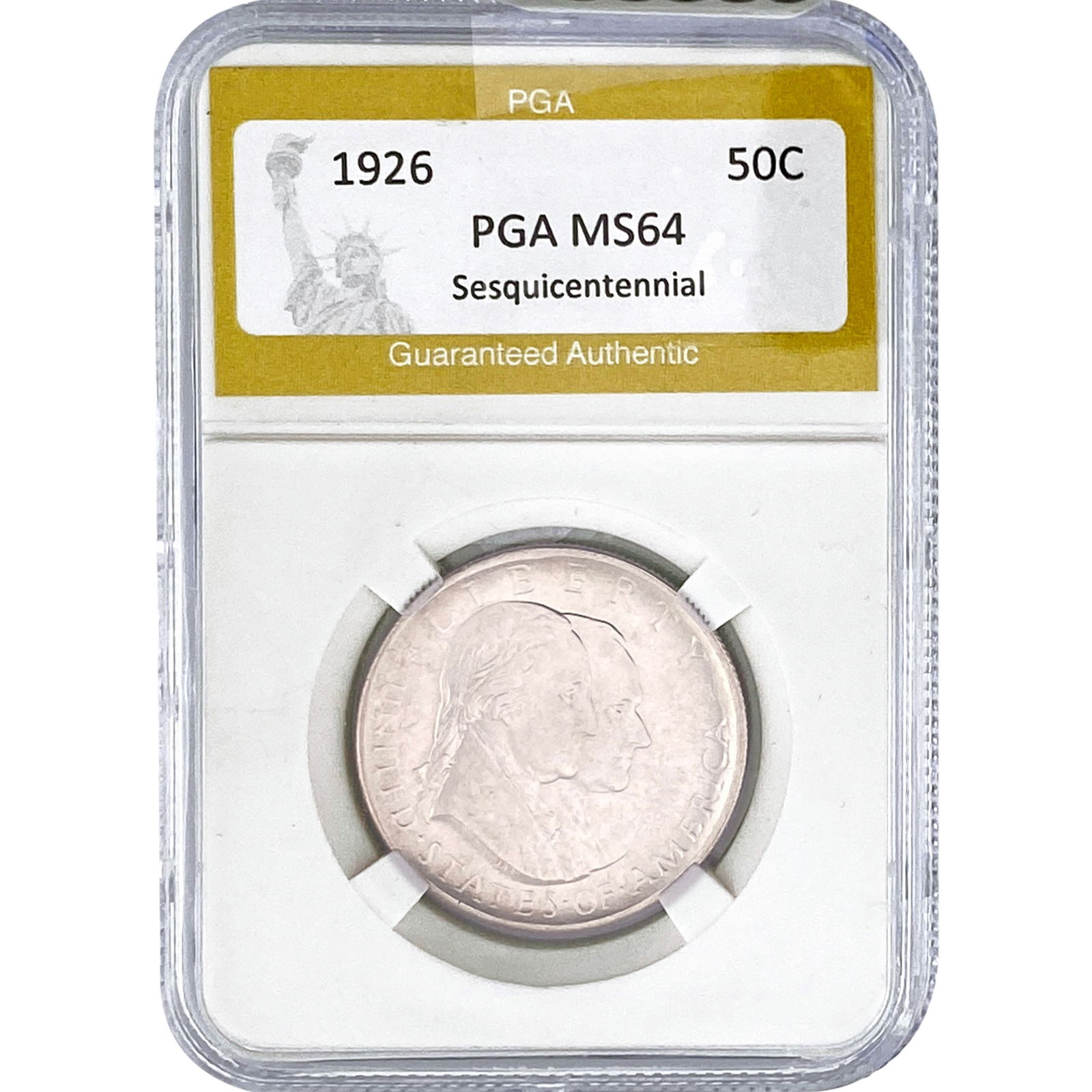 1926 Sesquicentennial Half Dollar PGA MS64 (1 of 2)