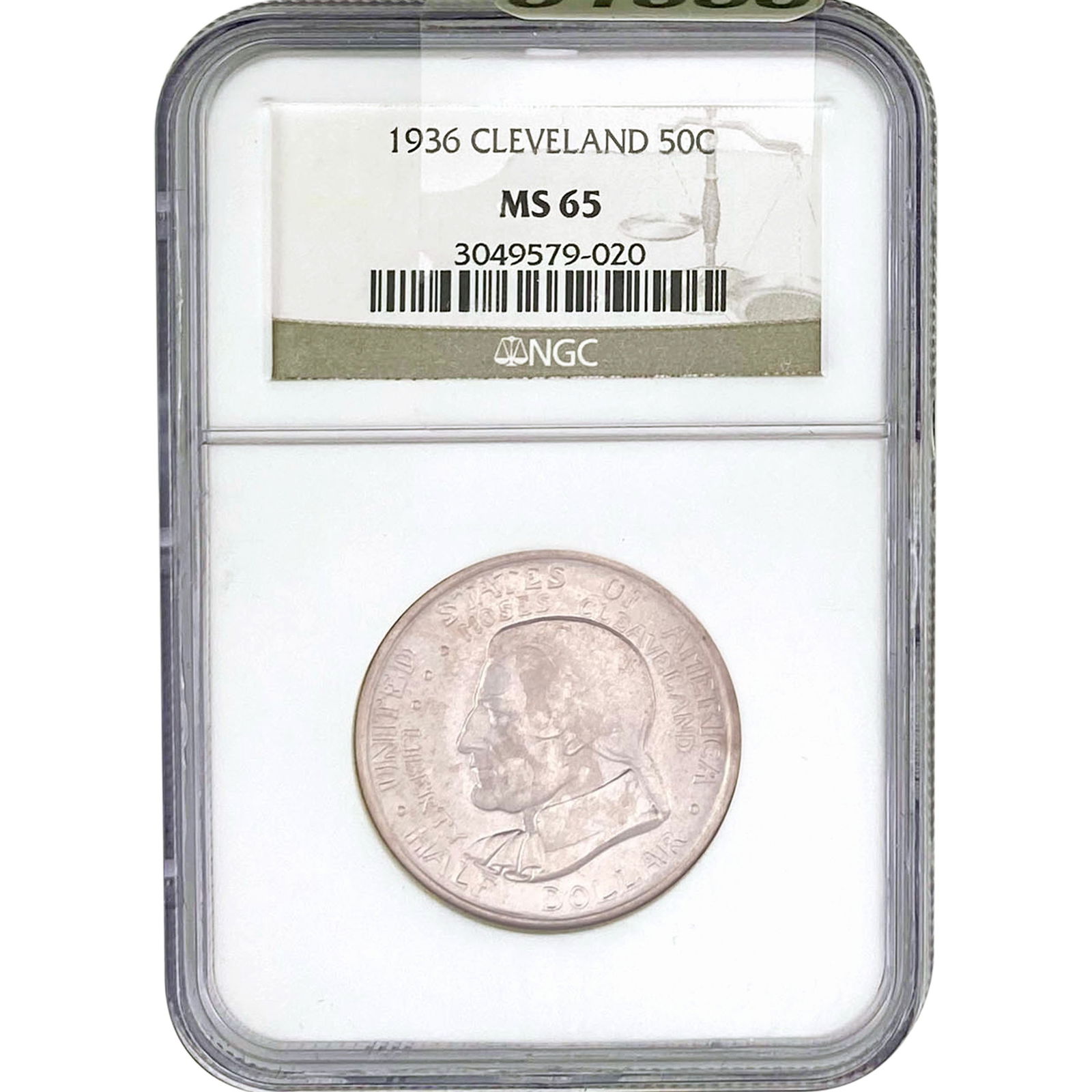 1936 Cleveland Half Dollar NGC MS65 (1 of 2)