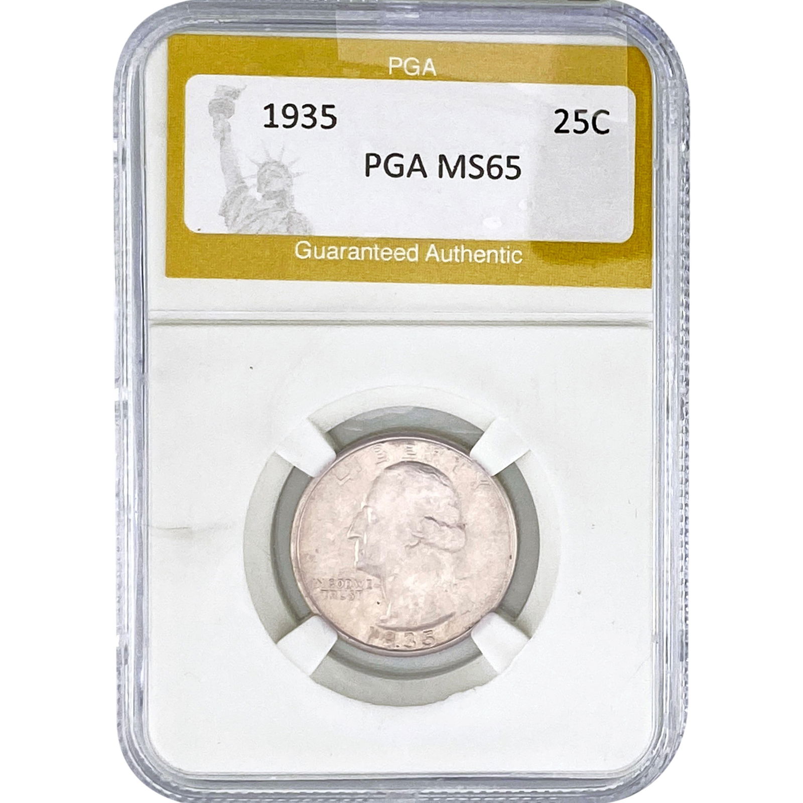 1935 Washington Silver Quarter PGA MS65 (1 of 2)
