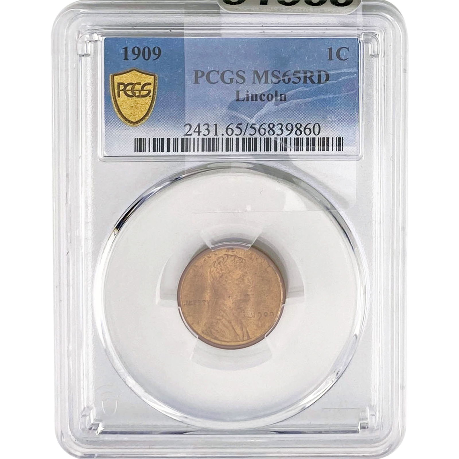 1909 Wheat Cent PCGS MS65 RD (1 of 2)