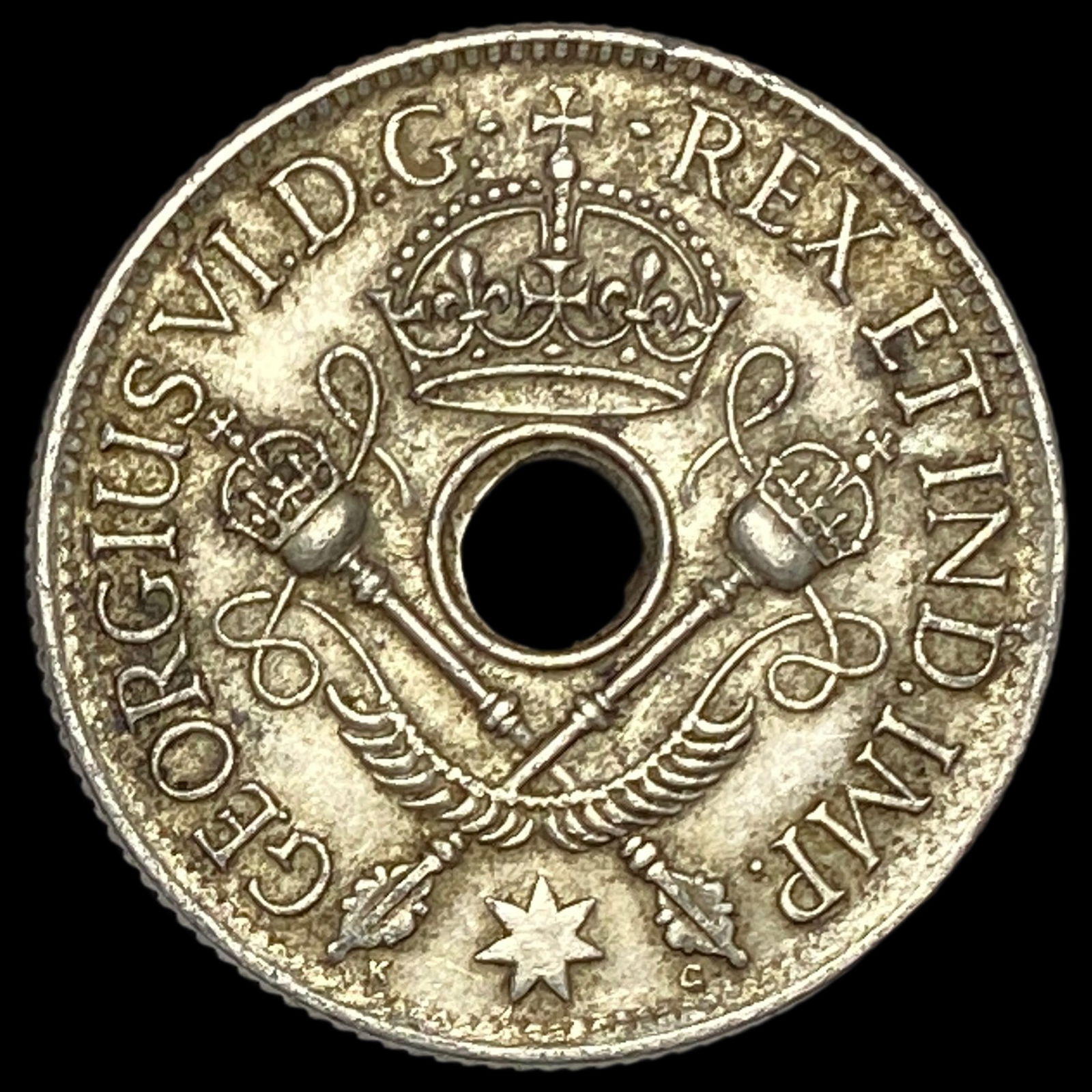 1938 New Guinea Silver 1 Shilling UNCIRCULATED: 1938 New Guinea Silver 1 Shilling UNCIRCULATED