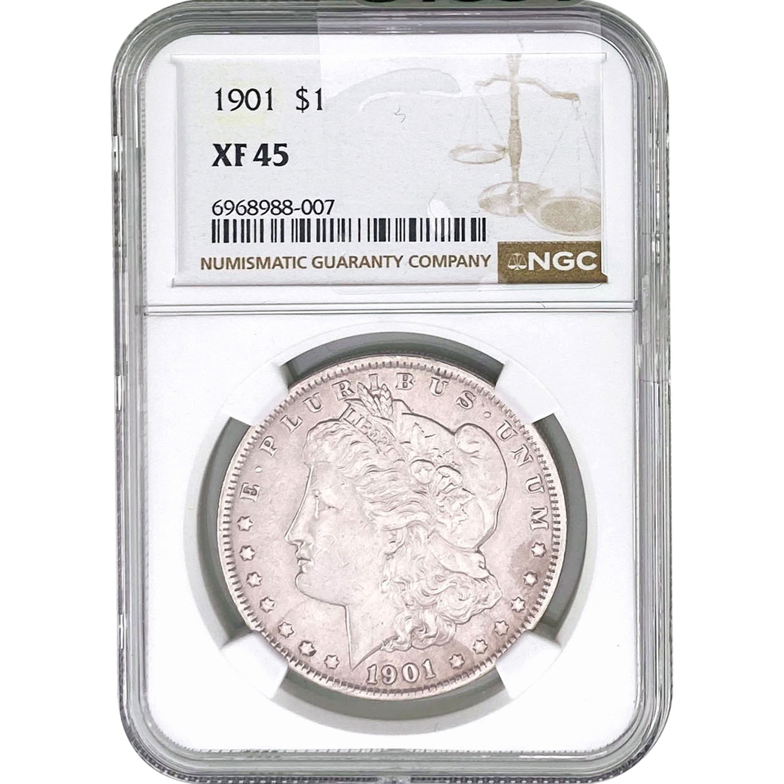 1901 Morgan Silver Dollar NGC XF45 (1 of 2)