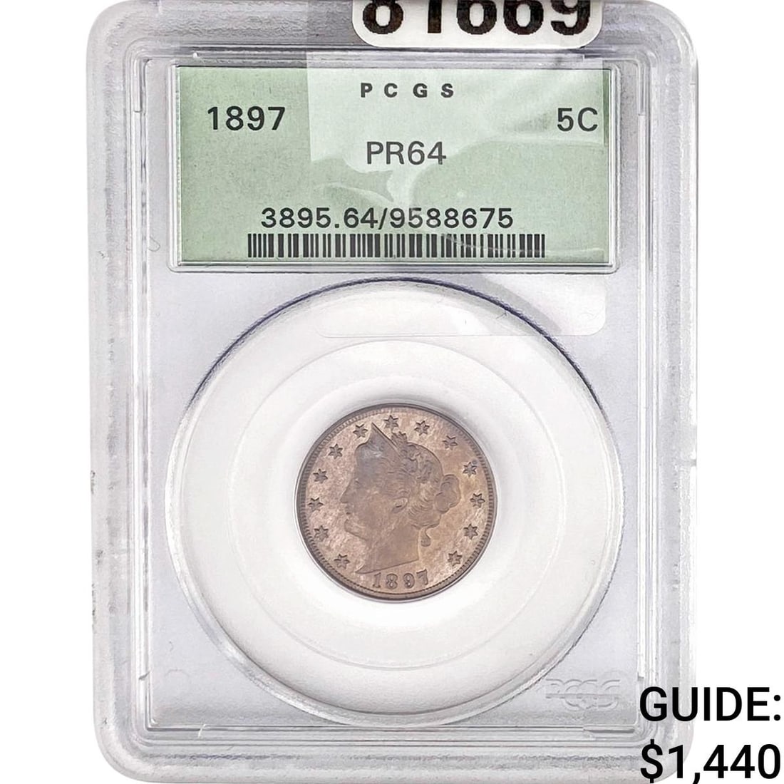 1897 Liberty Victory Nickel PCGS PR64 (1 of 2)