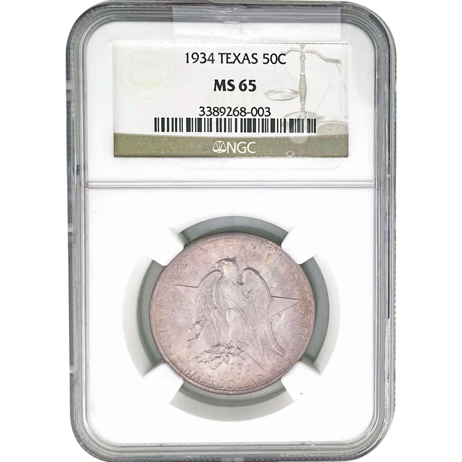 1934 Texas Half Dollar NGC MS65 (1 of 2)