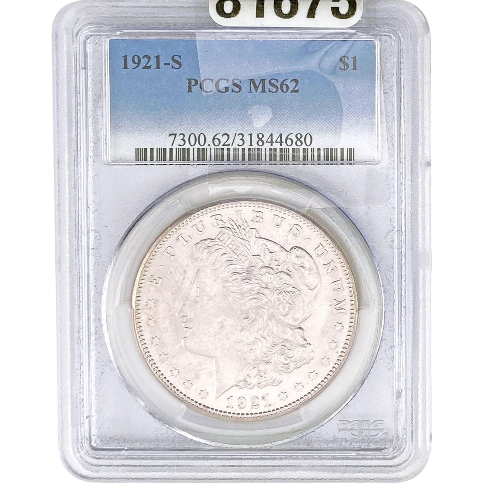 1921-S Morgan Silver Dollar PCGS MS62 (1 of 2)