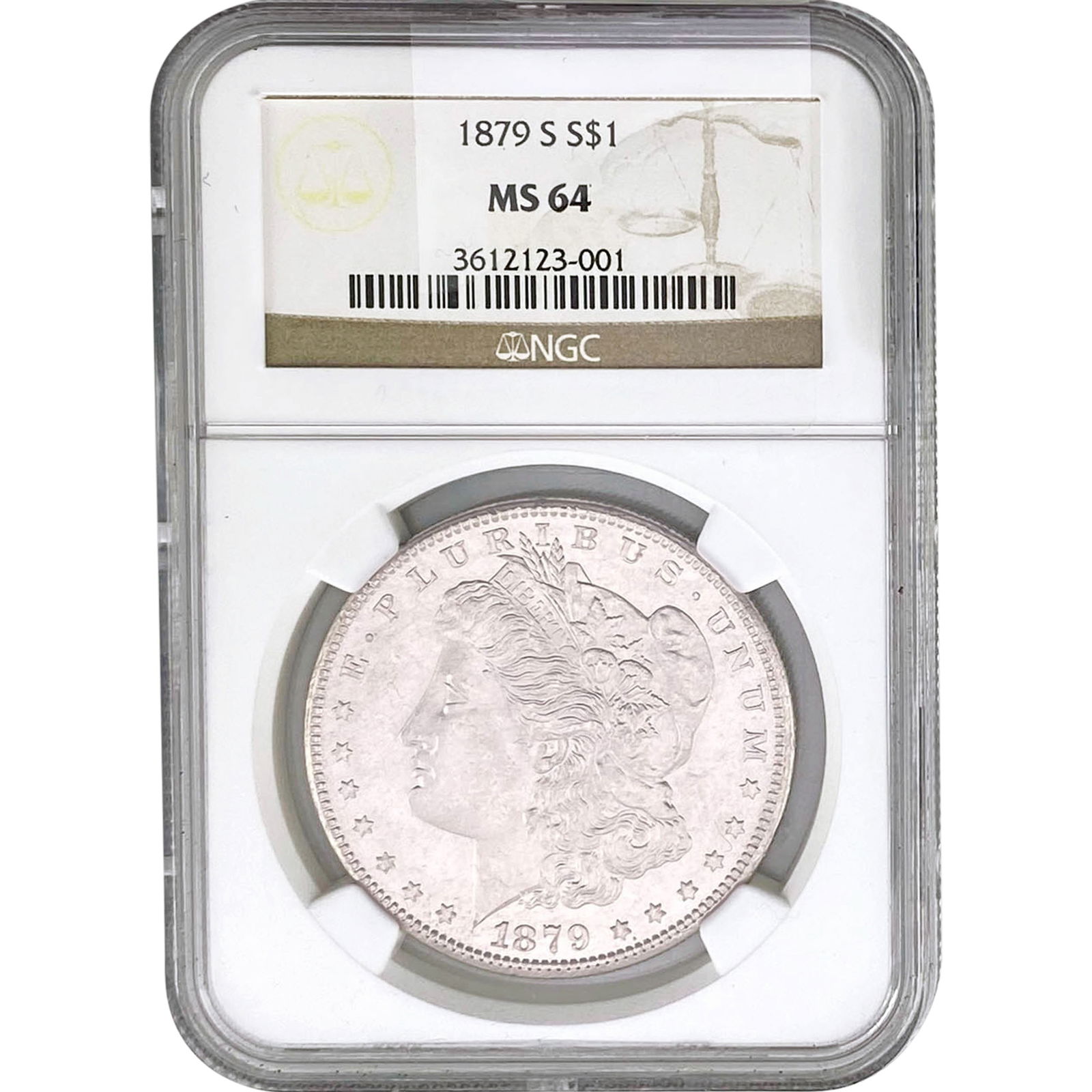 1879-S Morgan Silver Dollar NGC MS64 (1 of 2)