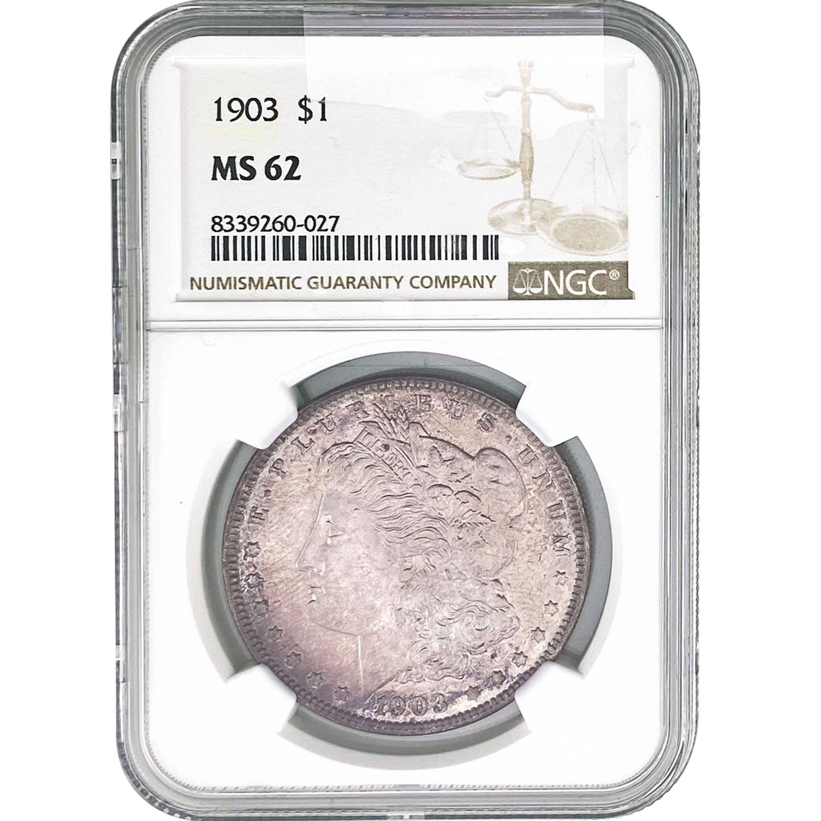 1903 Morgan Silver Dollar NGC MS62 (1 of 2)