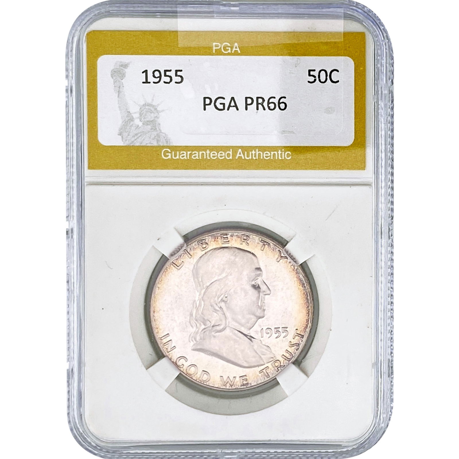 1955 Franklin Half Dollar PGA PR66 (1 of 2)