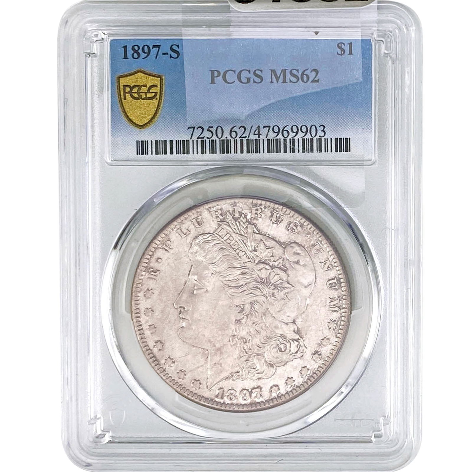 1897-S Morgan Silver Dollar PCGS MS62 (1 of 2)