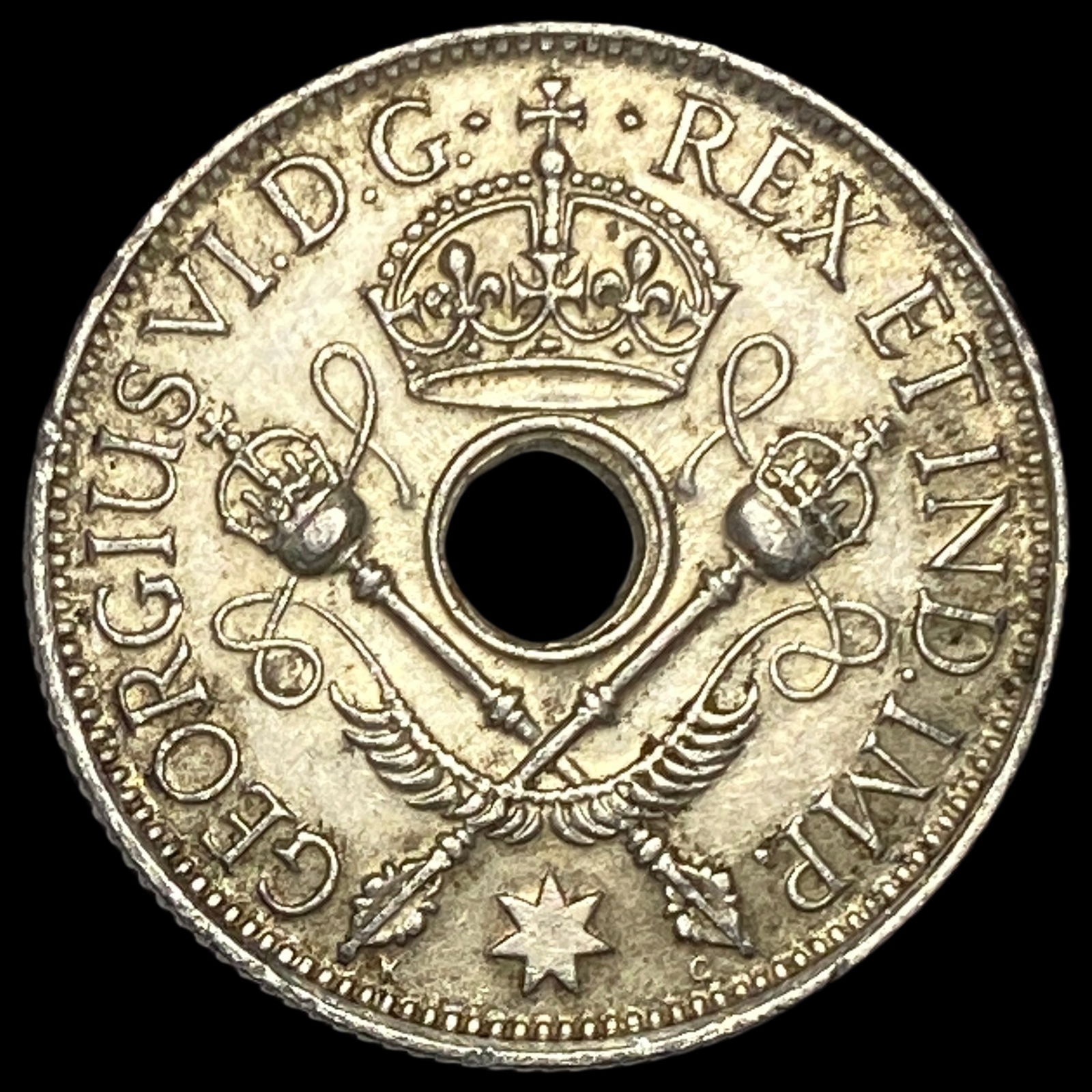 1945 New Guinea Silver 1 Shilling UNCIRCULATED (1 of 2)