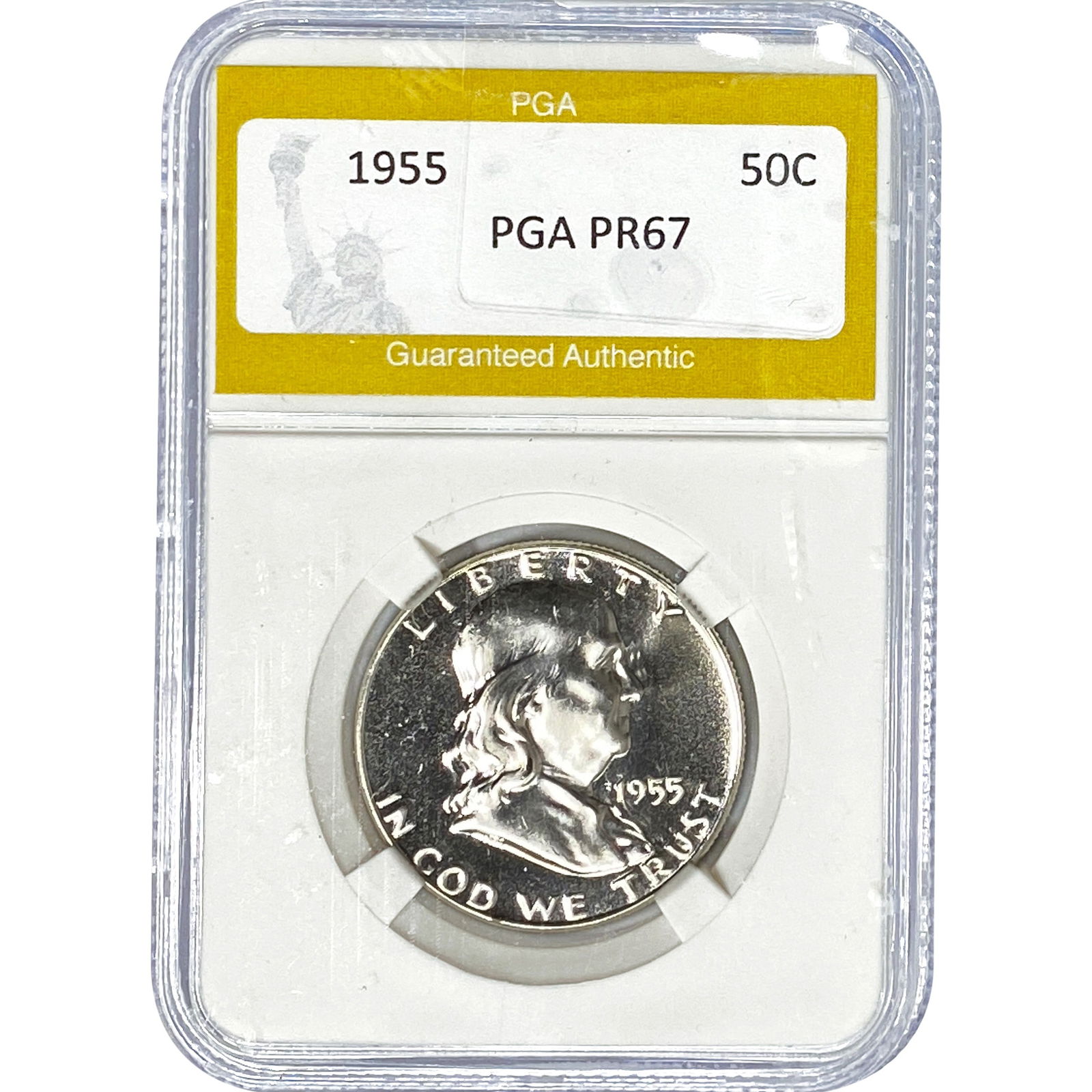 1955 Franklin Half Dollar PGA PR67 (1 of 2)