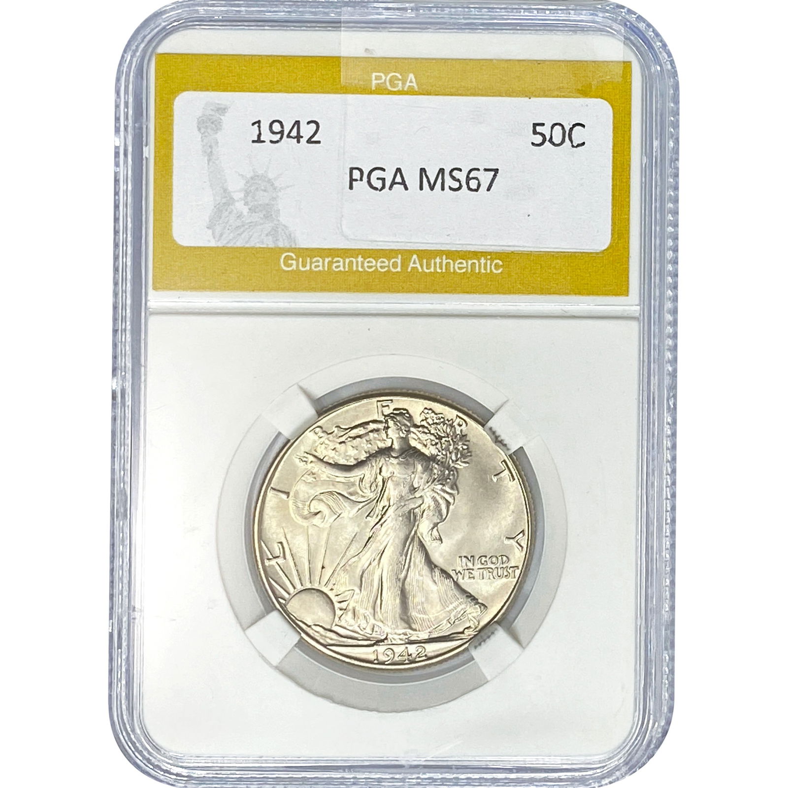 1942 Walking Liberty Half Dollar PGA MS67 (1 of 2)