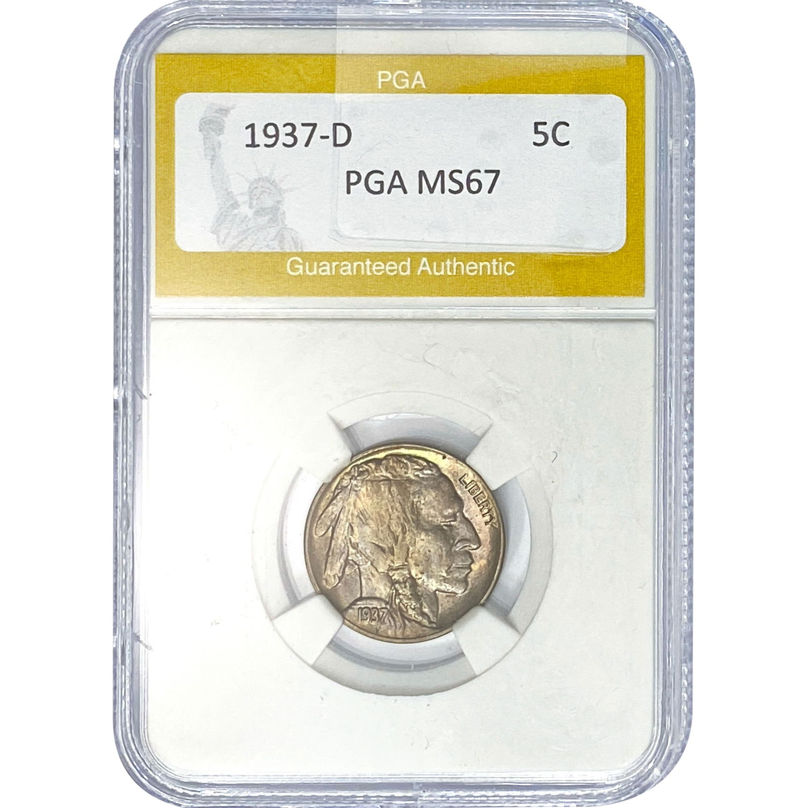 1937-D Buffalo Nickel PGA MS67 (1 of 2)