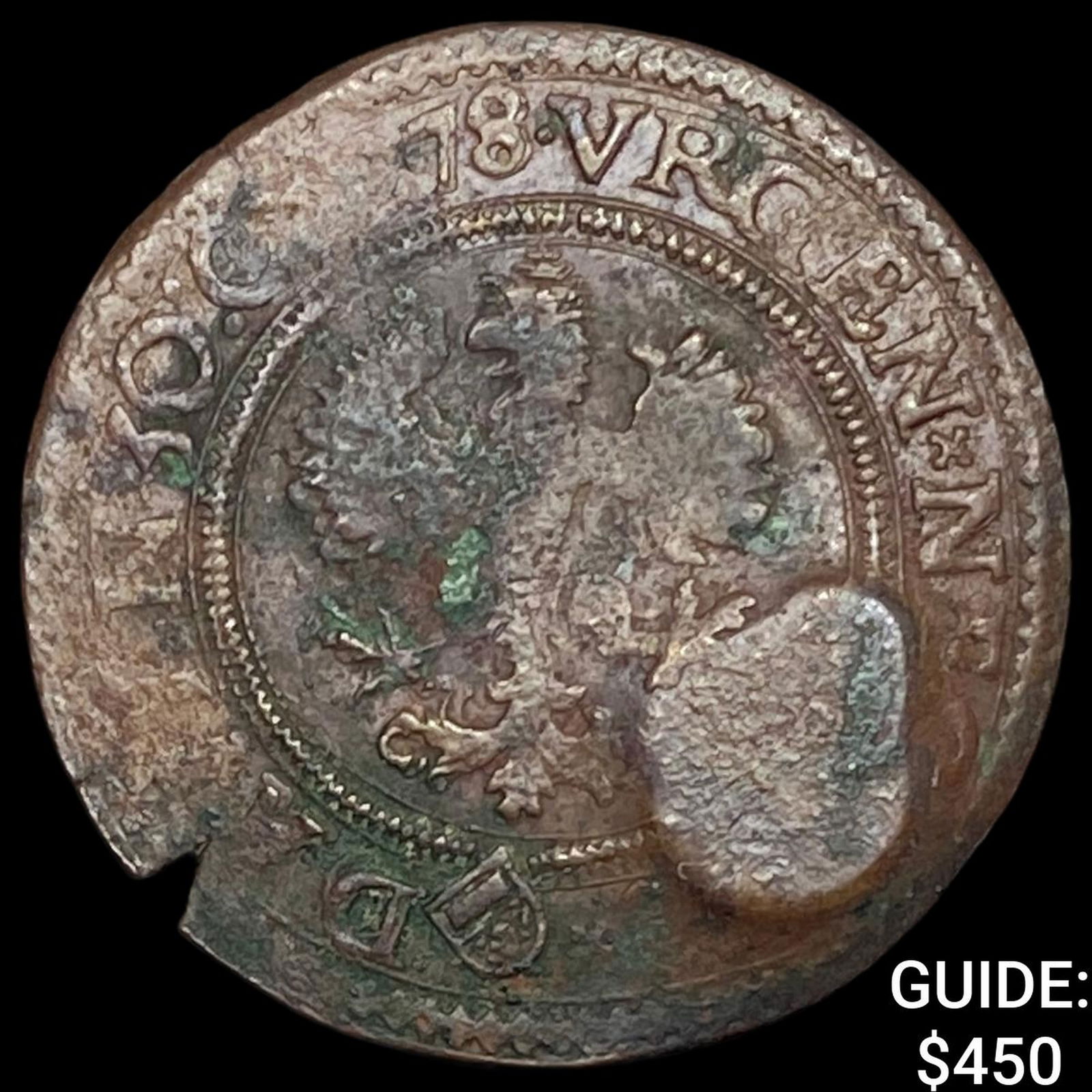 1578 Netherlands Deventer Stuiver Siege Coin CLOSELY UNCIRCULATED (1 of 2)