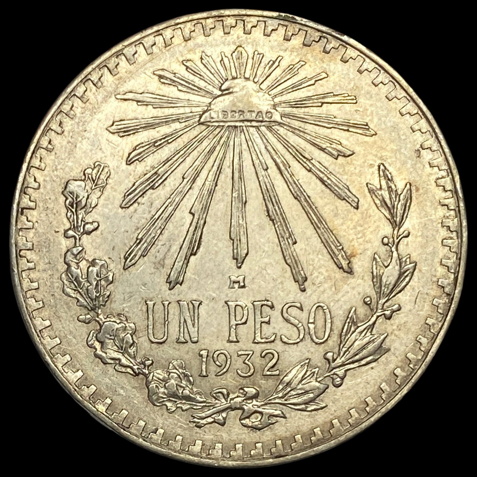 1932 Mexico Silver 1 Peso CHOICE AU (1 of 2)