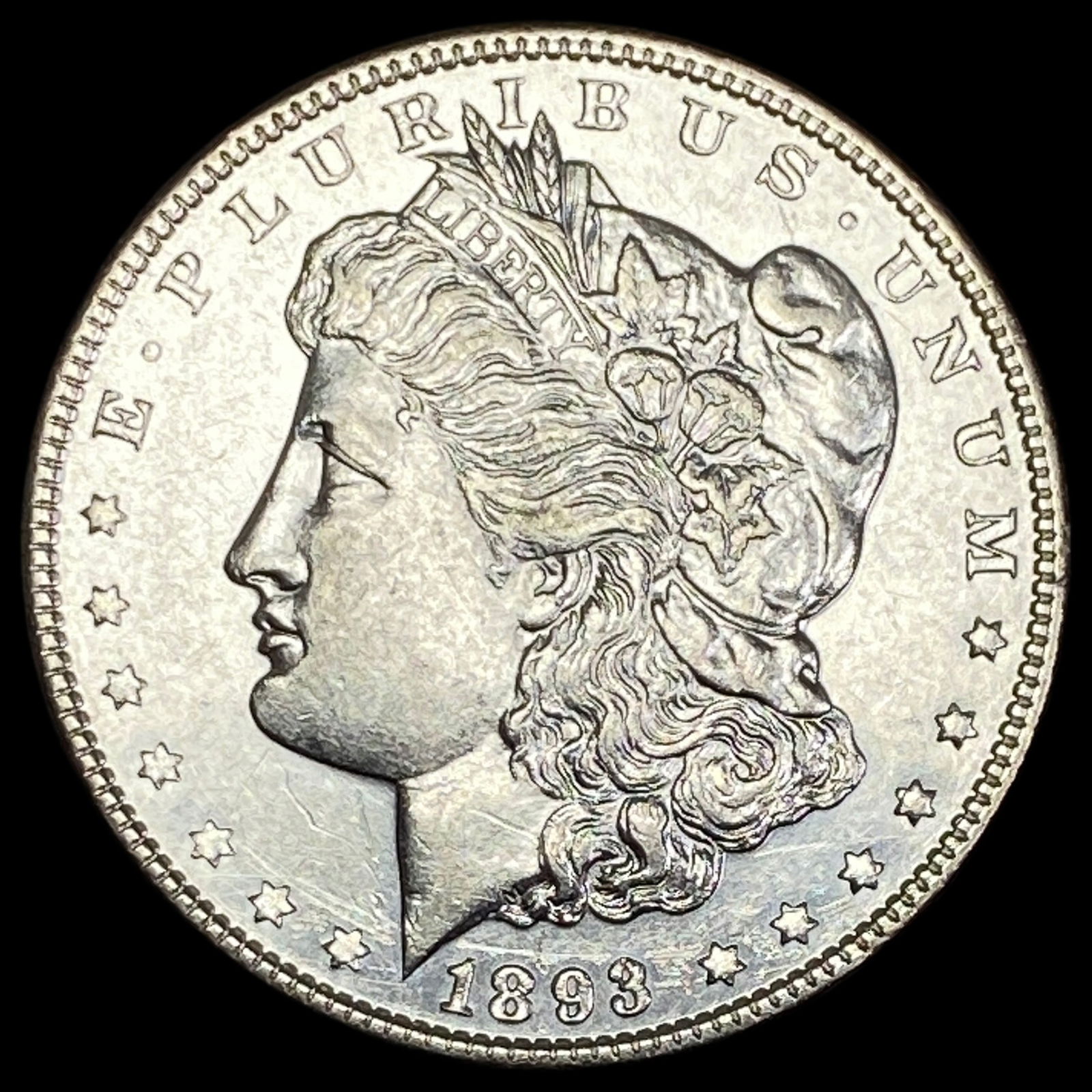 1893 Silver Morgan Dollar CHOICE AU (1 of 2)