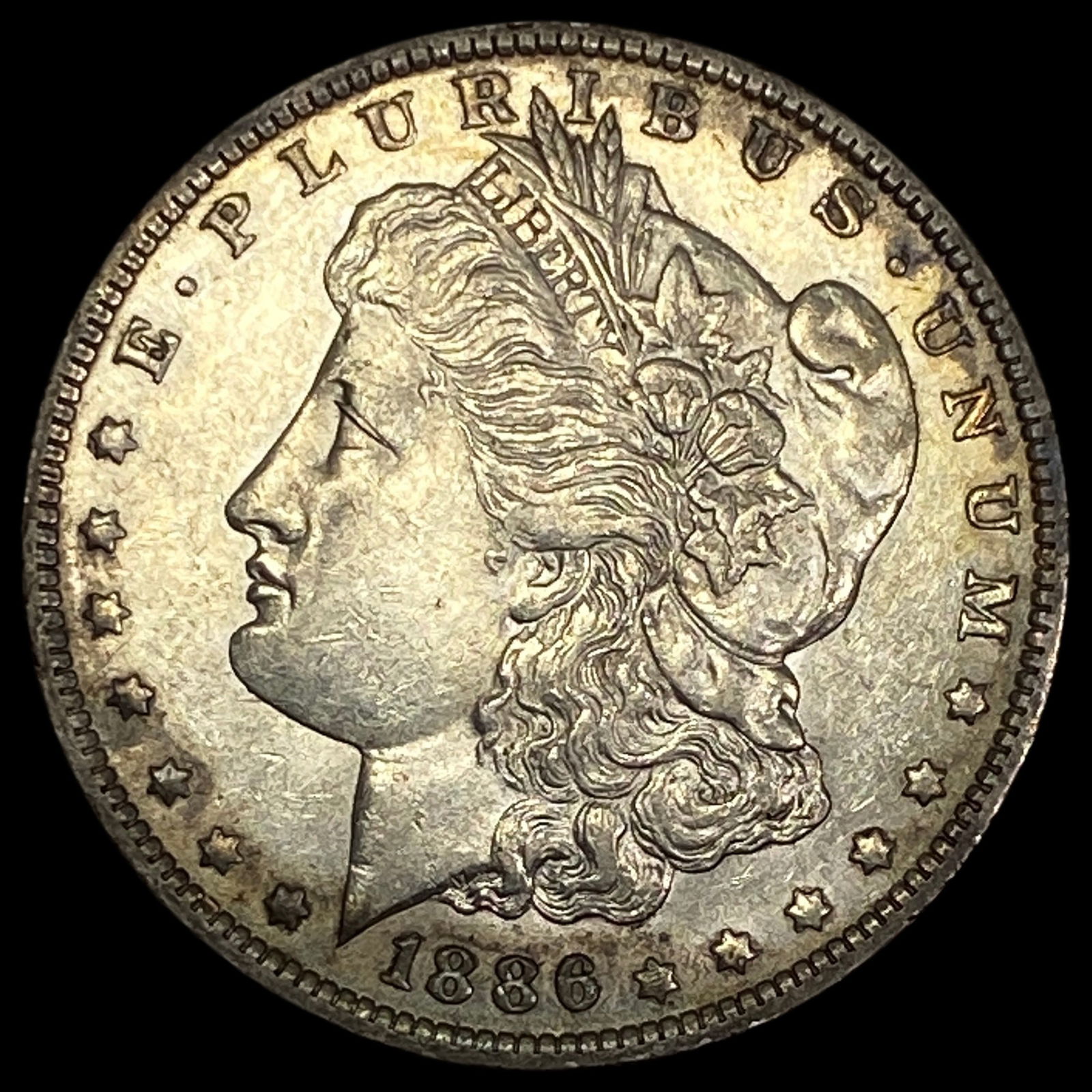 1886-O Silver Morgan Dollar CHOICE AU (1 of 2)