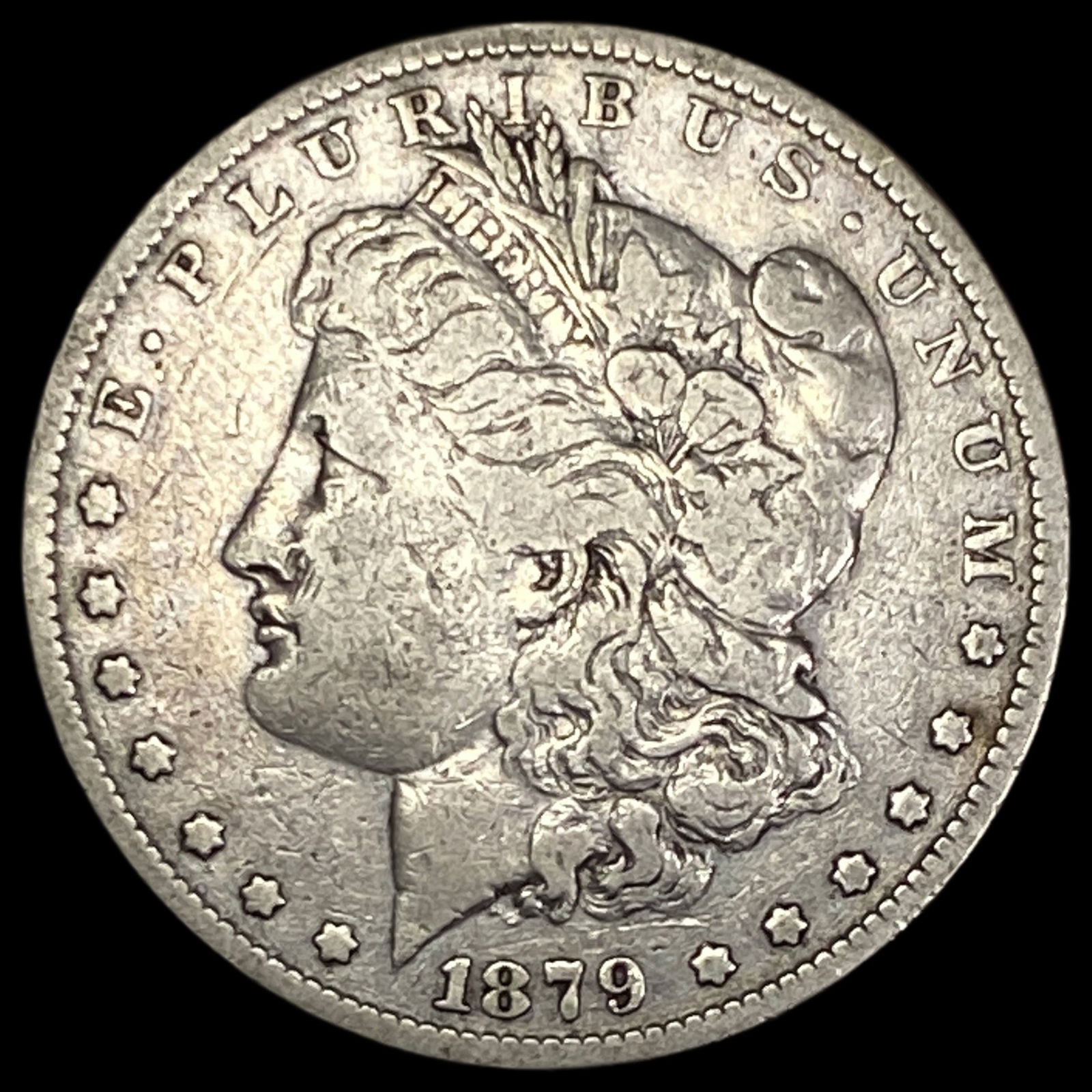 1879-O Silver Morgan Dollar ABOUT UNCIRCULATED (1 of 2)