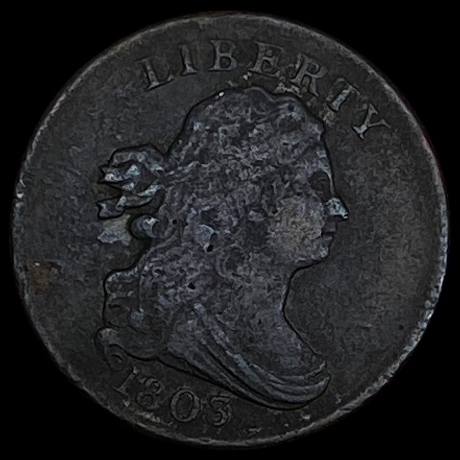 1803 Draped Bust Half Cent HIGH GRADE (1 of 2)