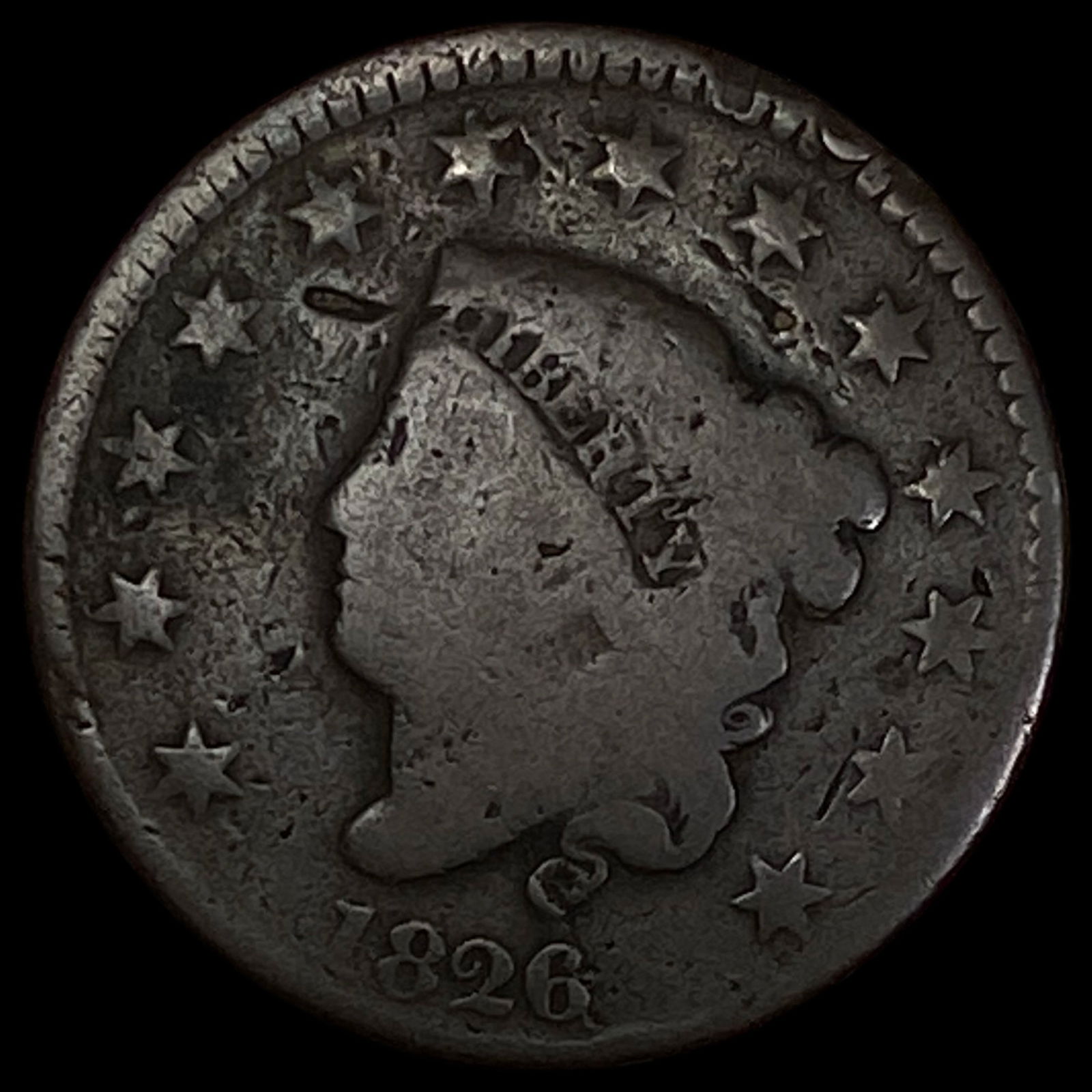 1826 Coronet Head Large Cent HIGH GRADE (1 of 2)