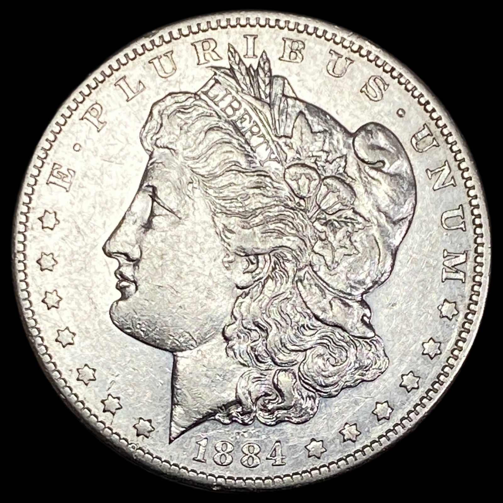 1884-S Silver Morgan Dollar CLOSELY UNCIRCULATED (1 of 2)