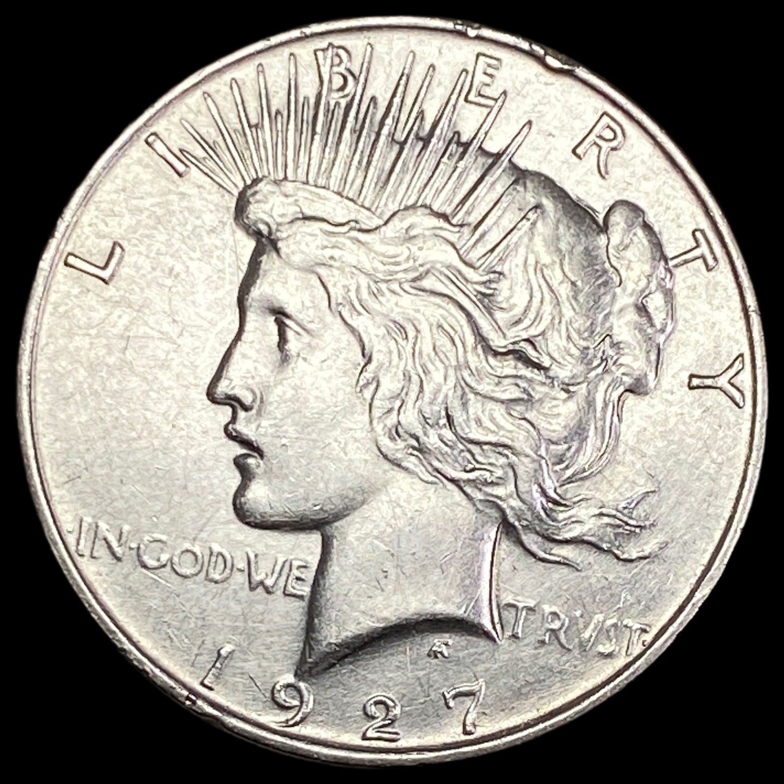 1927 Peace Silver Dollar CLOSELY UNCIRCULATED (1 of 2)