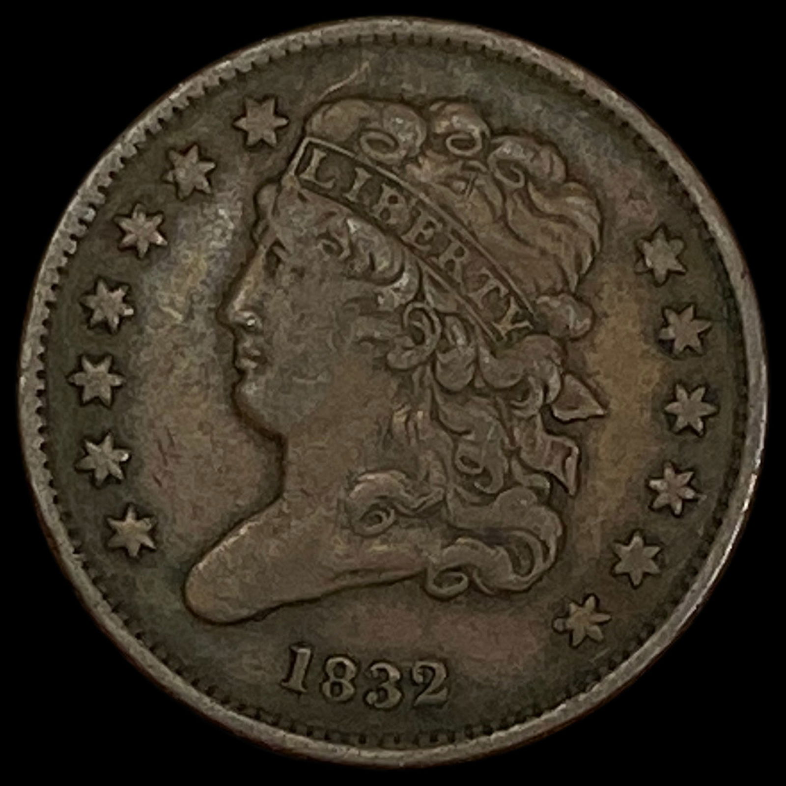1832 Classic Head Half Cent LIGHTLY CIRCULATED (1 of 2)