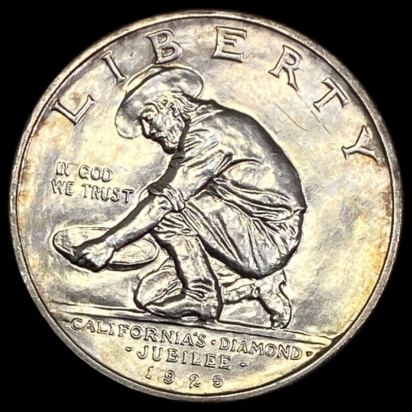 1925-S Silver California Jubilee Half Dollar HIGH GRADE (1 of 2)
