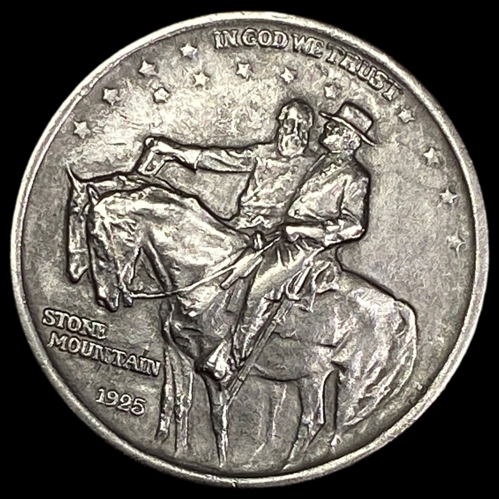 1925 Silver Stone Mountain Half Dollar HIGH GRADE (1 of 2)