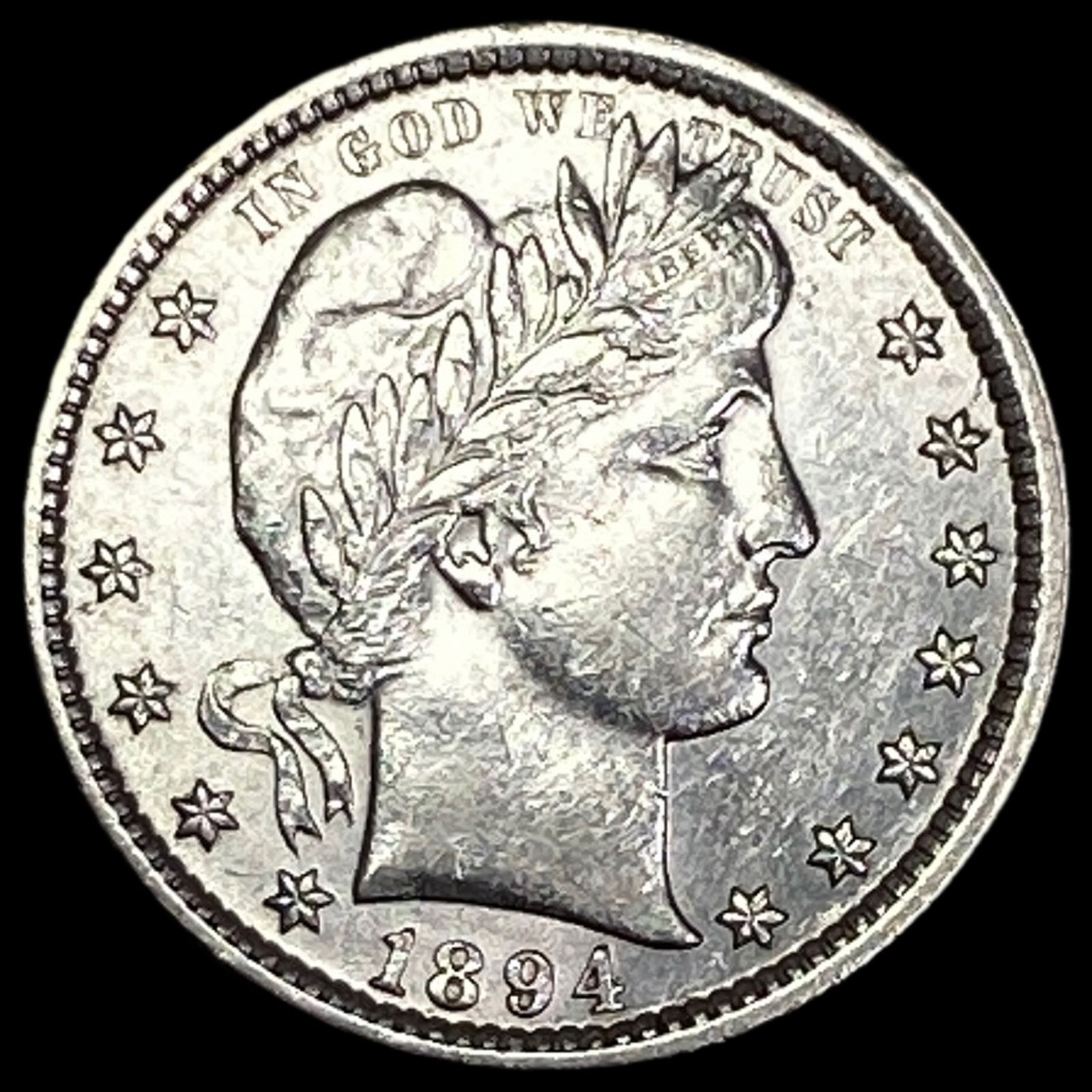 1894 Silver Barber Quarter UNCIRCULATED (1 of 2)