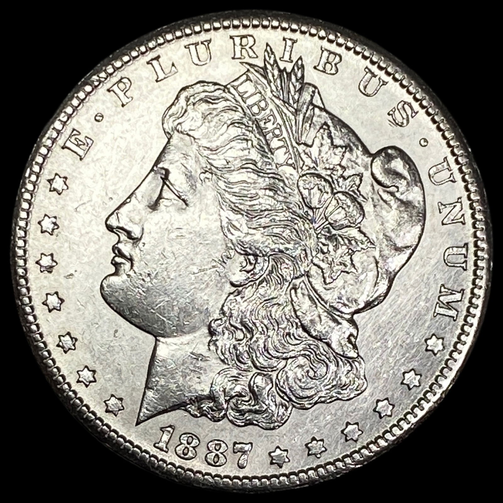 1887-S Silver Morgan Dollar UNCIRCULATED: 1887-S Silver Morgan Dollar UNCIRCULATED