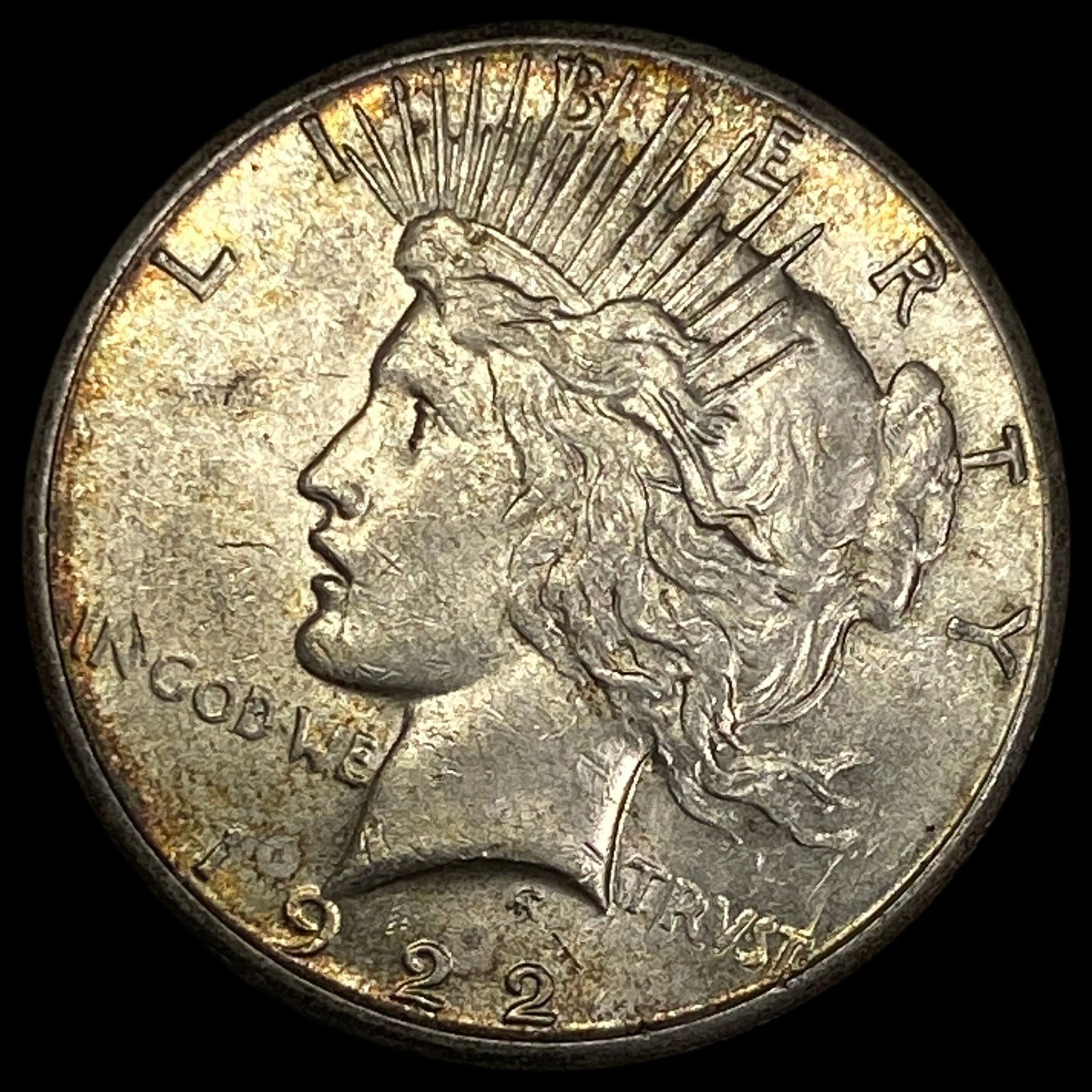 1922 Silver Peace Dollar CHOICE AU: 1922 Silver Peace Dollar CHOICE AU