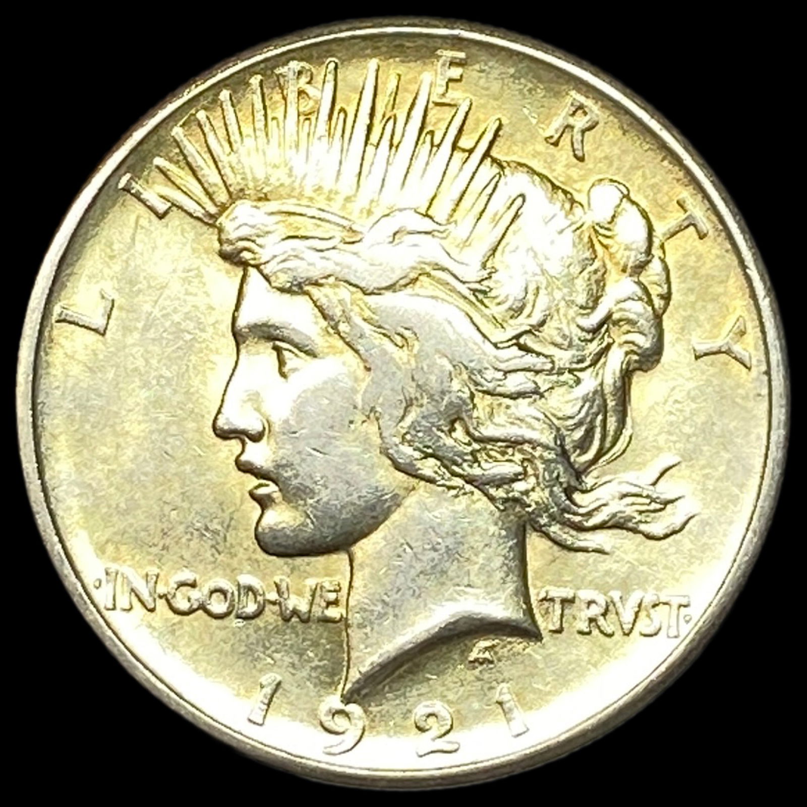 1921 Silver Peace Dollar CLOSELY UNCIRCULATED (1 of 2)