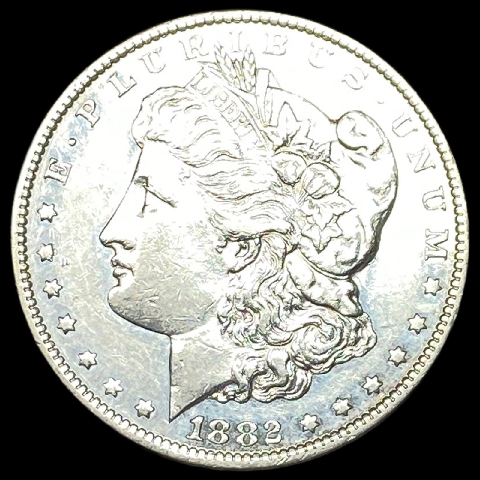1882-S Silver Morgan Dollar CLOSELY UNCIRCULATED: 1882-S Silver Morgan Dollar CLOSELY UNCIRCULATED
